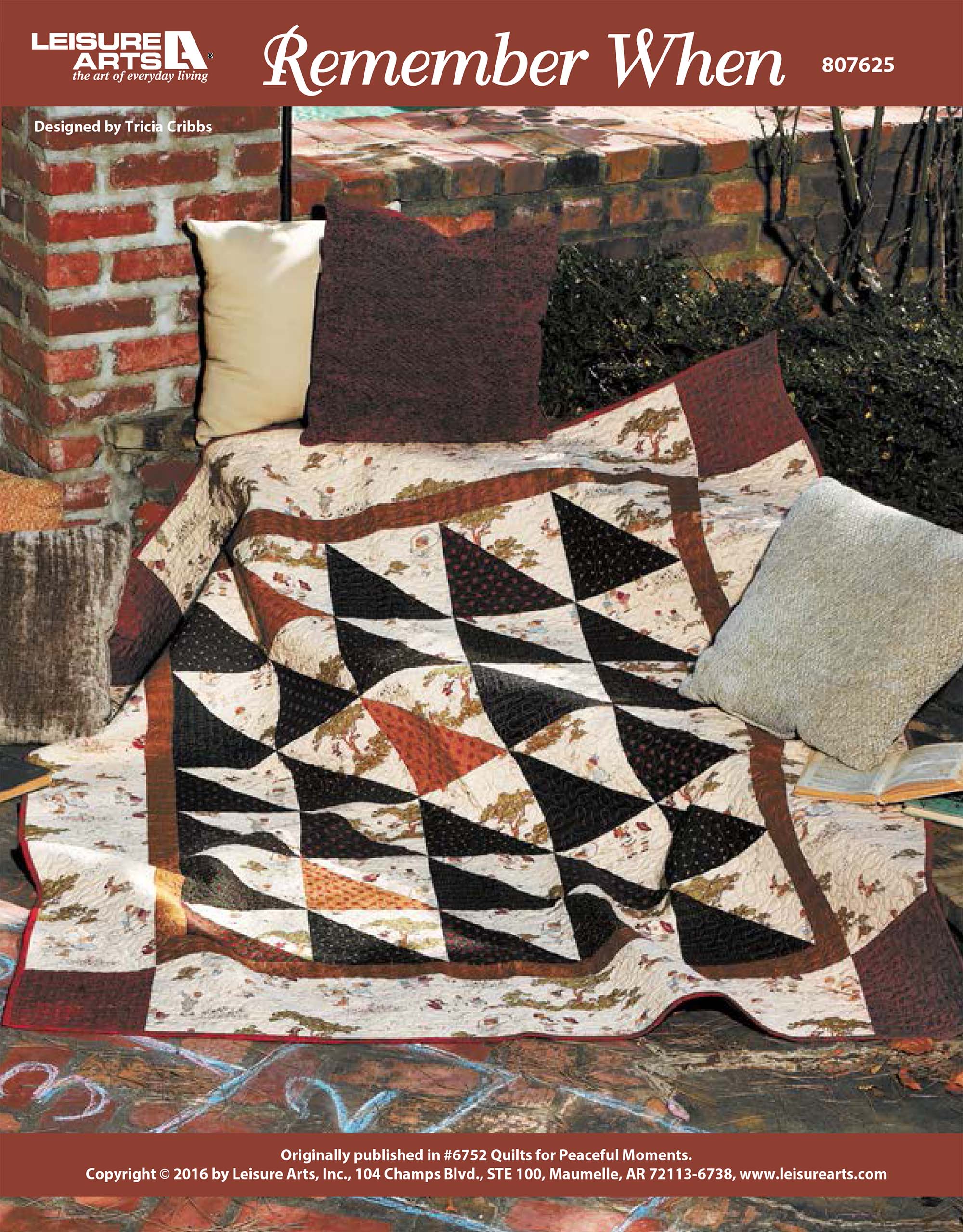 Leisure Arts Quilts For Peaceful Moments Remember When Quilt ePattern