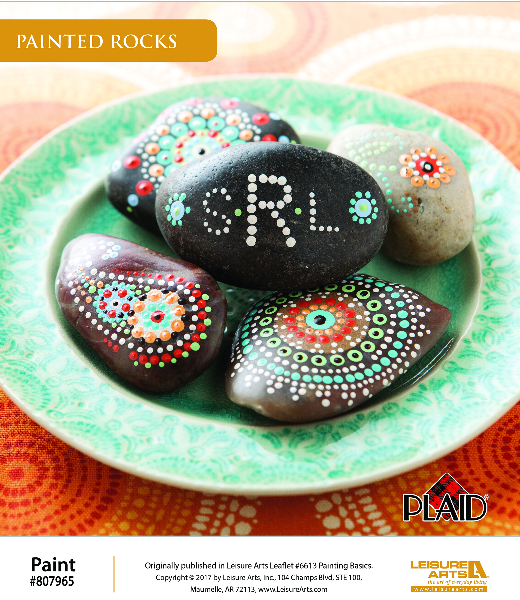 Leisure Arts ePattern Painted Rocks