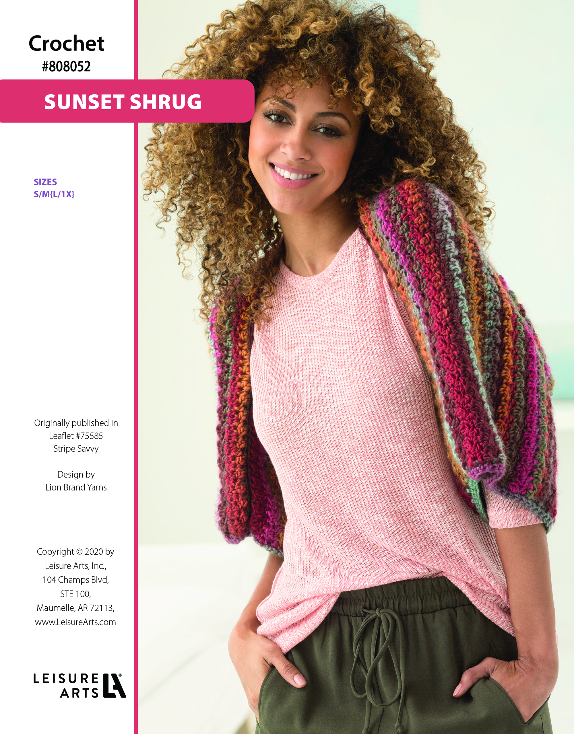Leisure Arts ePattern Sunset Shrug
