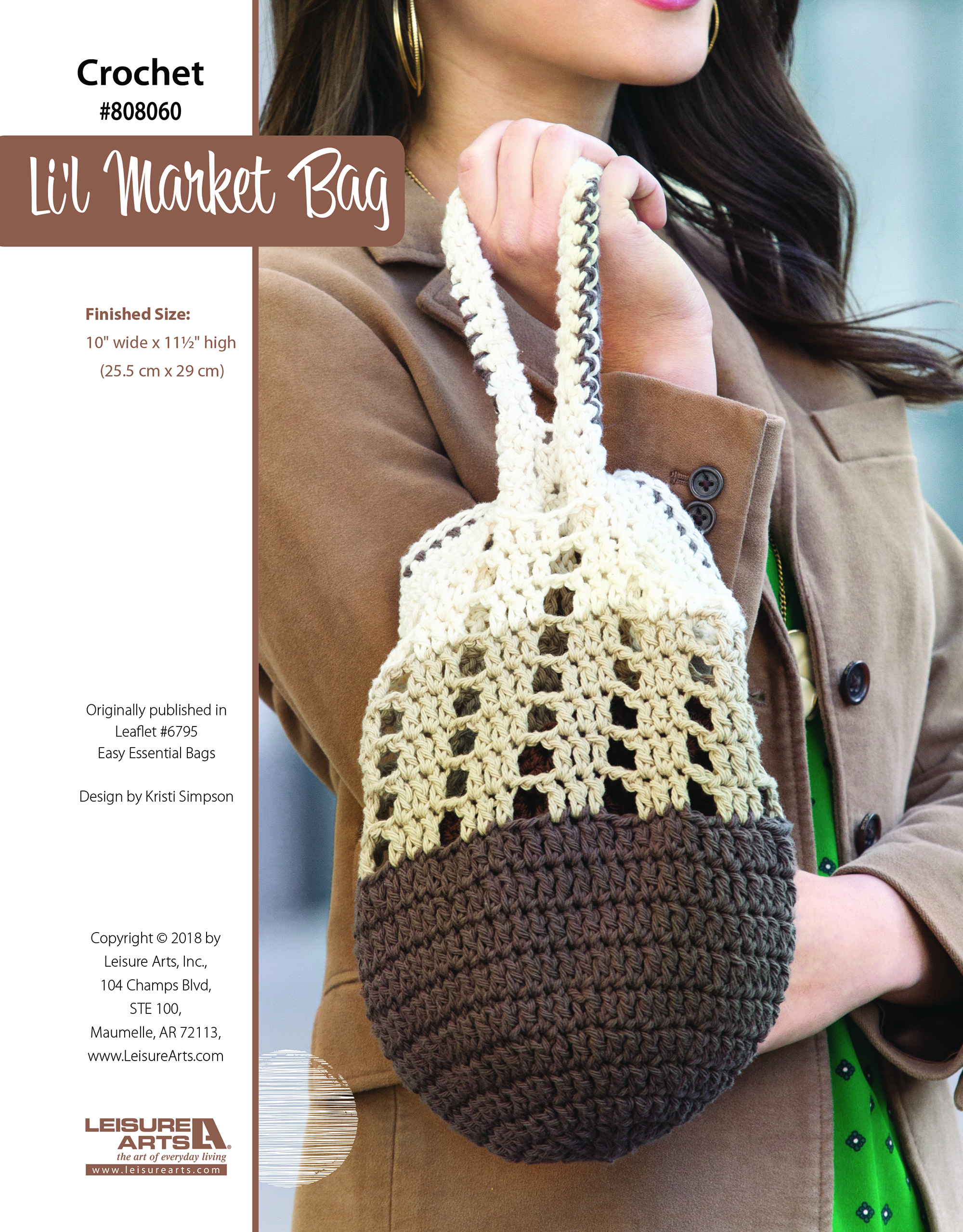 Leisure Arts ePattern Lil Market Bag