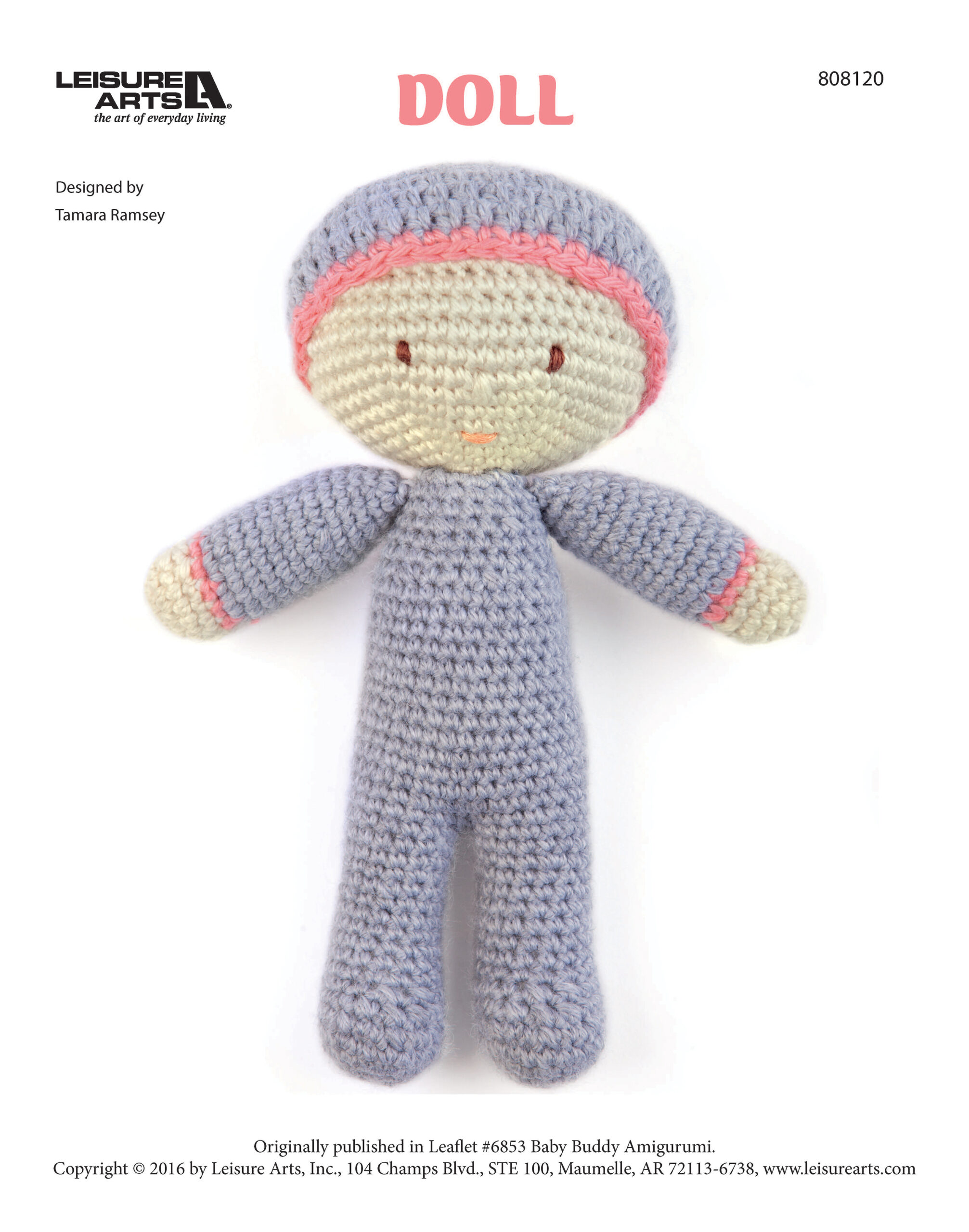 Leisure Arts Babys Buddy Amigurumi Doll Crochet ePattern