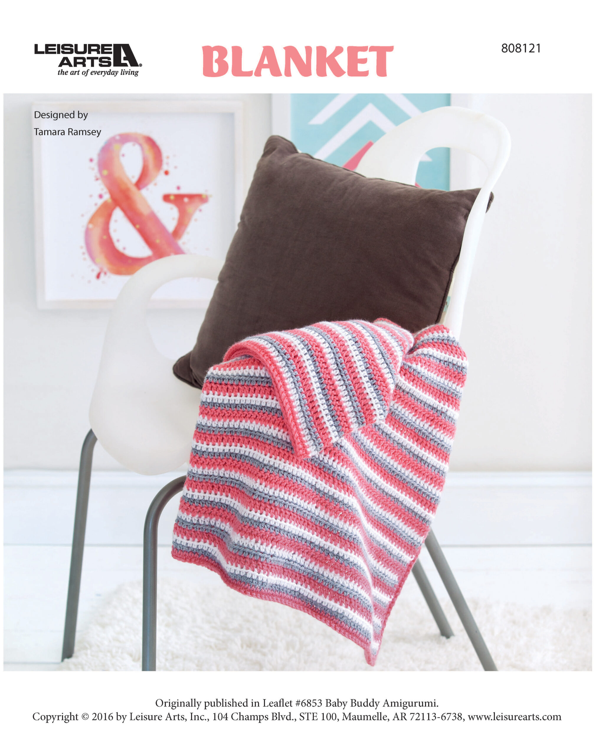 Leisure Arts Babys Buddy Amigurumi Blanket Crochet ePattern