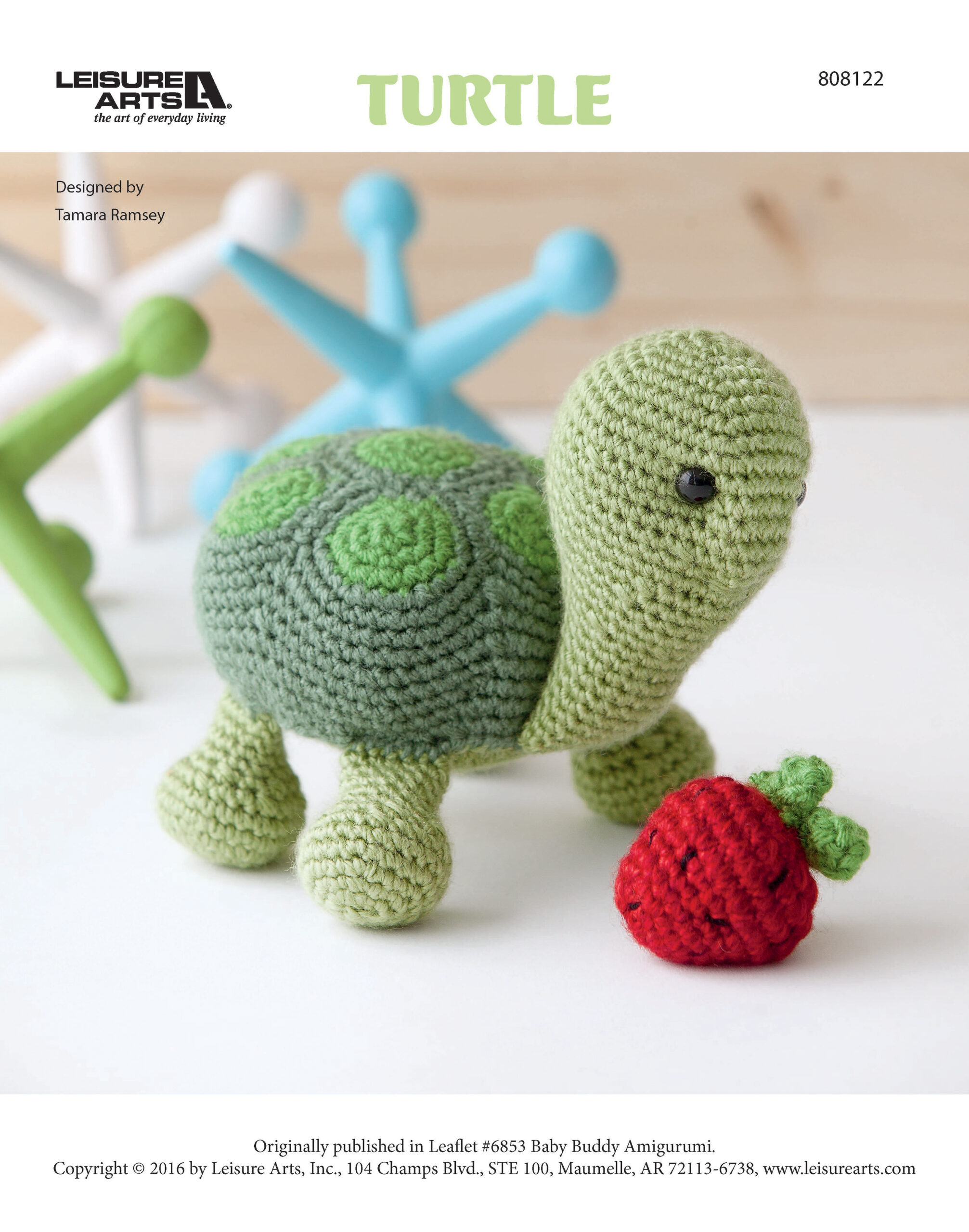 Leisure Arts Babys Buddy Amigurumi Turtle Crochet ePattern