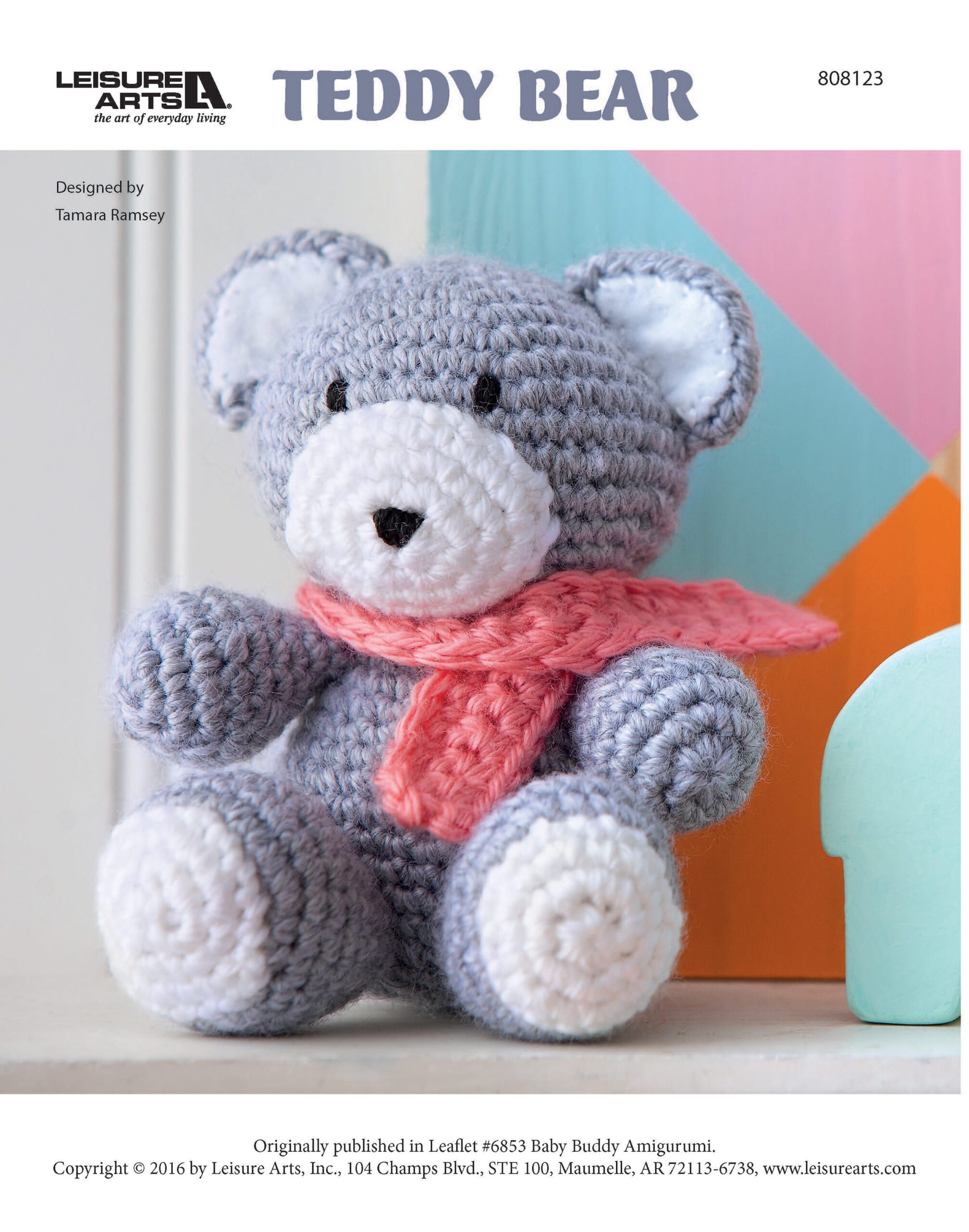 Leisure Arts Babys Buddy Amigurumi Teddy Bear Crochet ePattern