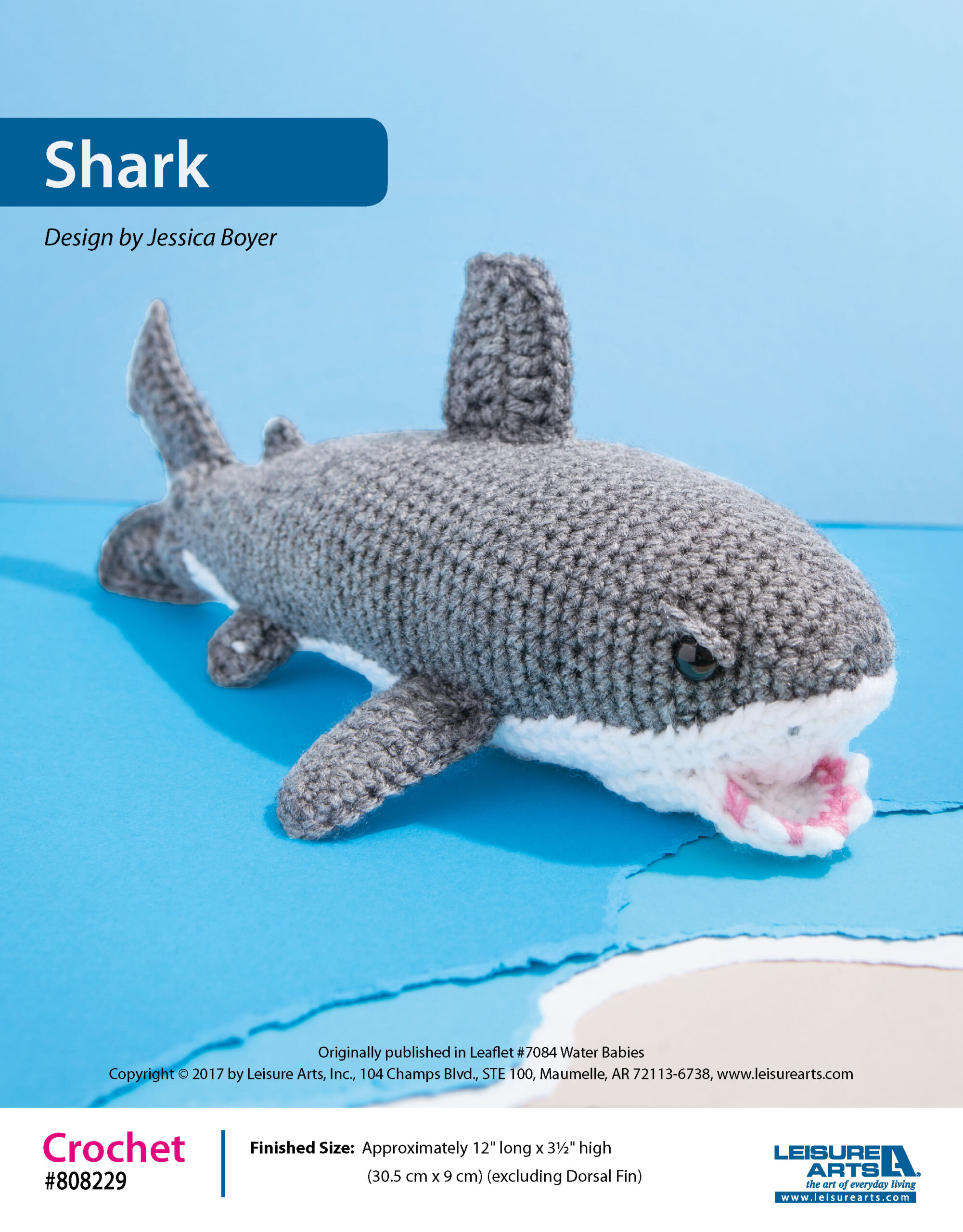 Leisure Arts ePattern Shark Water Babies Amigurumi