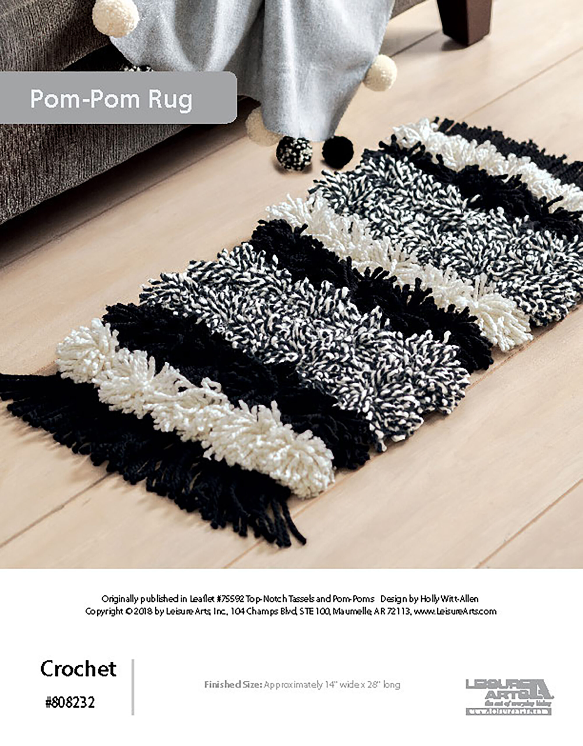 Leisure Arts ePattern PomPom Rug