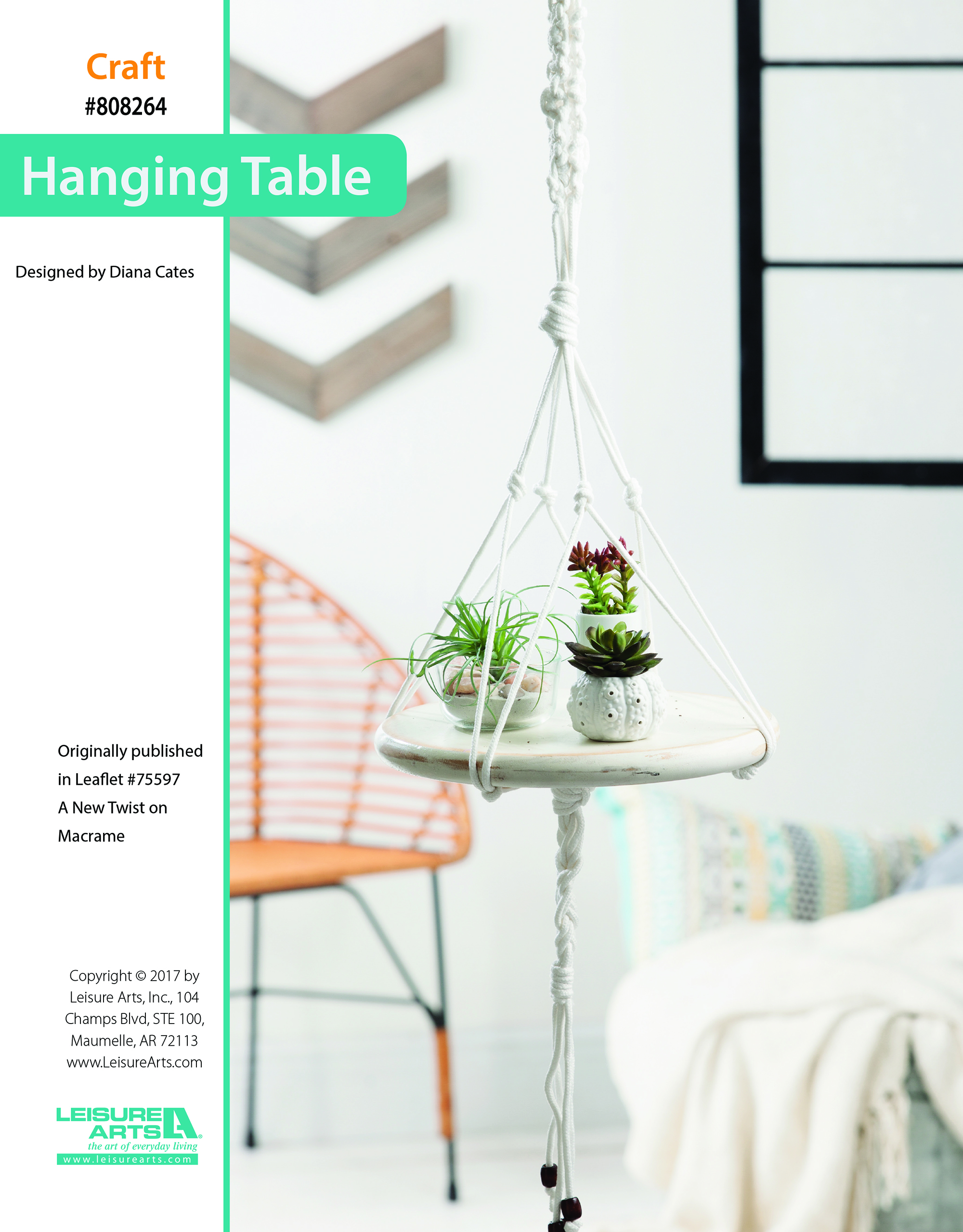 Leisure Arts ePattern Hanging Table