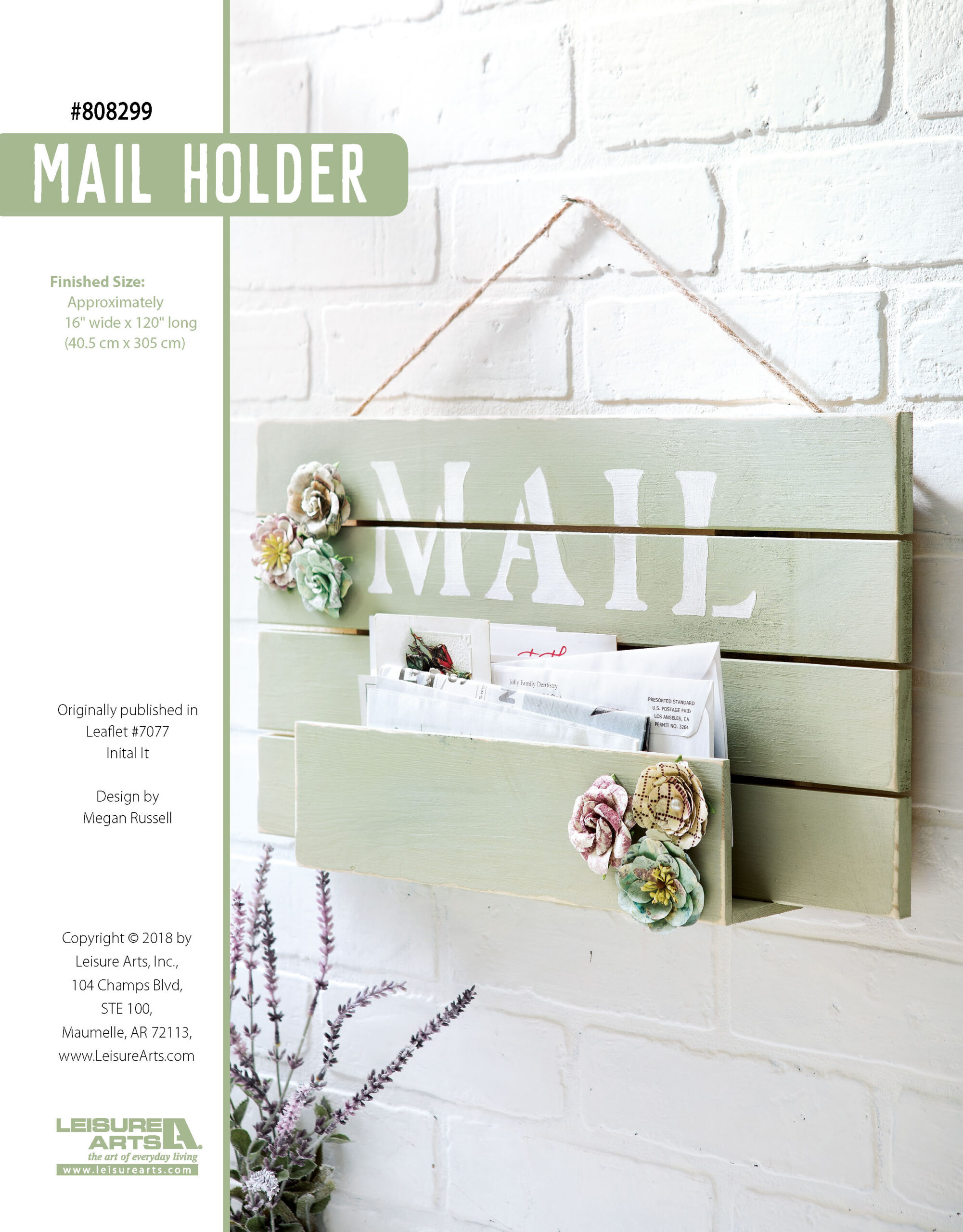 Leisure Arts ePattern Mail Holder