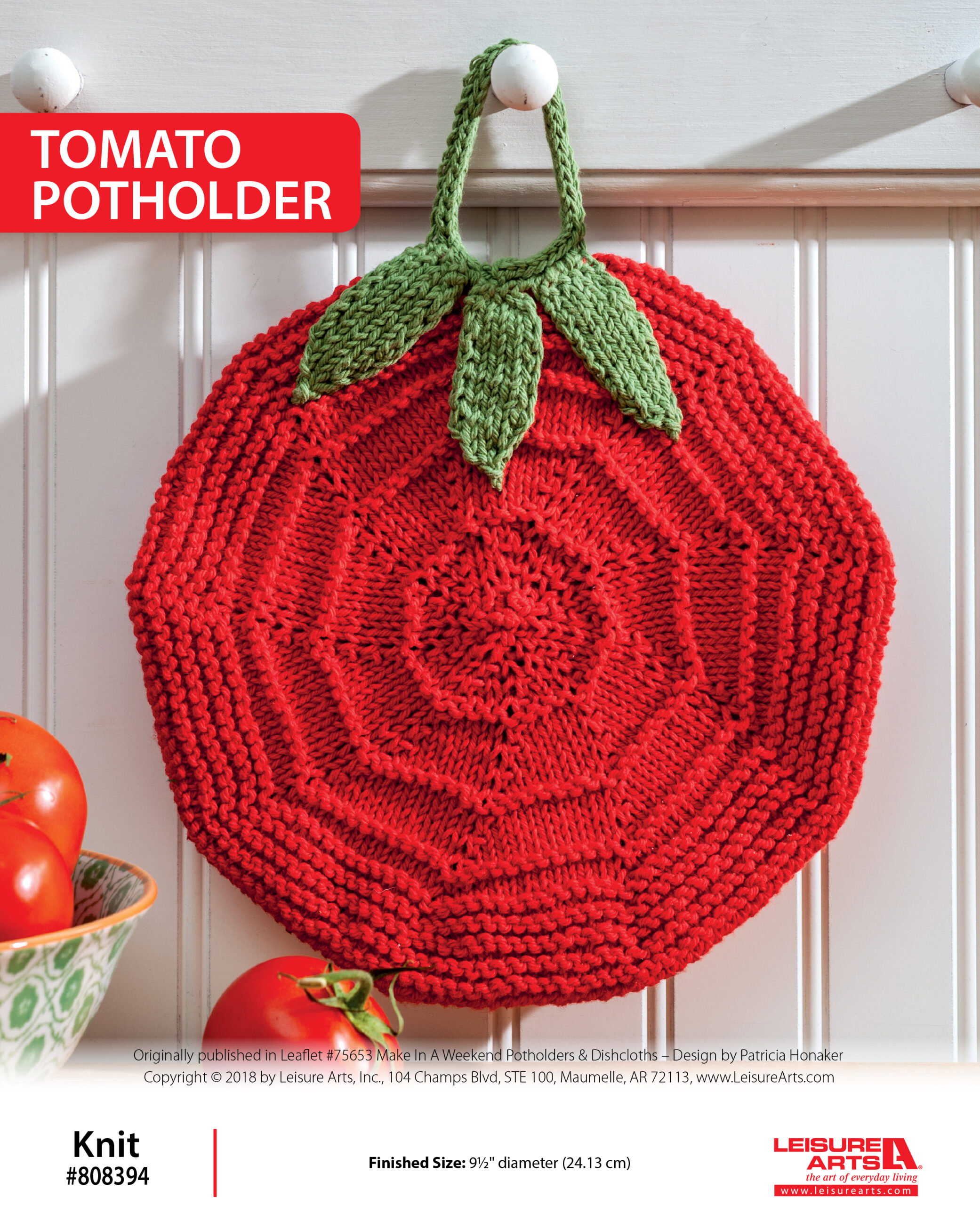 Leisure Arts ePattern Tomato Potholders