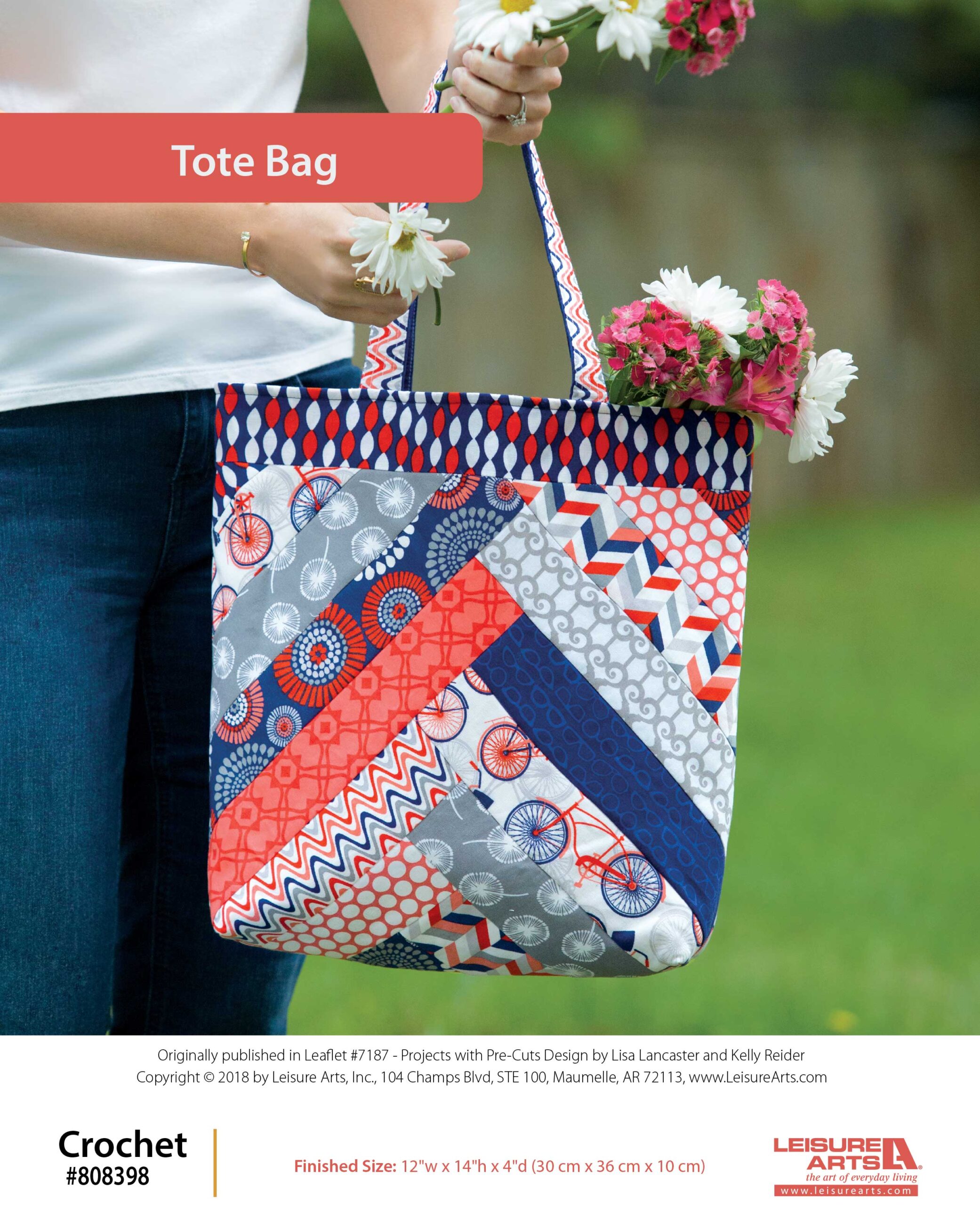 Leisure Arts Projects With PreCuts Quilt And Sew Tote Bag ePattern