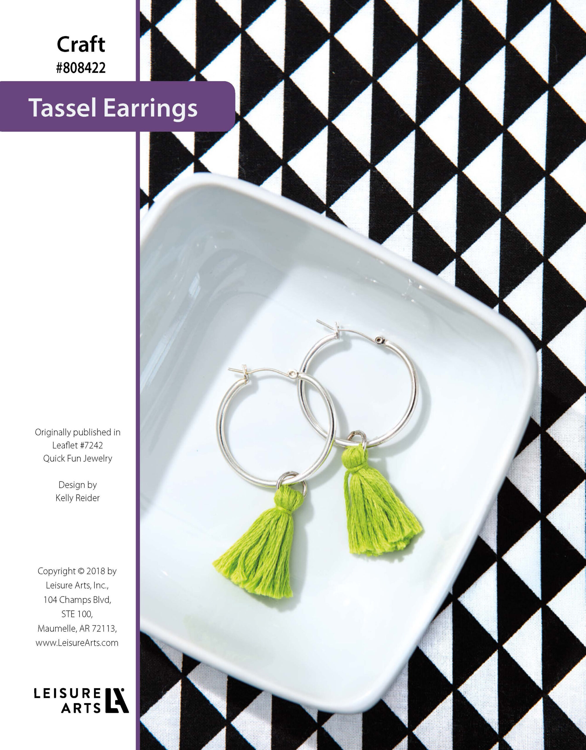 Leisure Arts Quick Fun Jewelry Tassel Earrings ePatterns