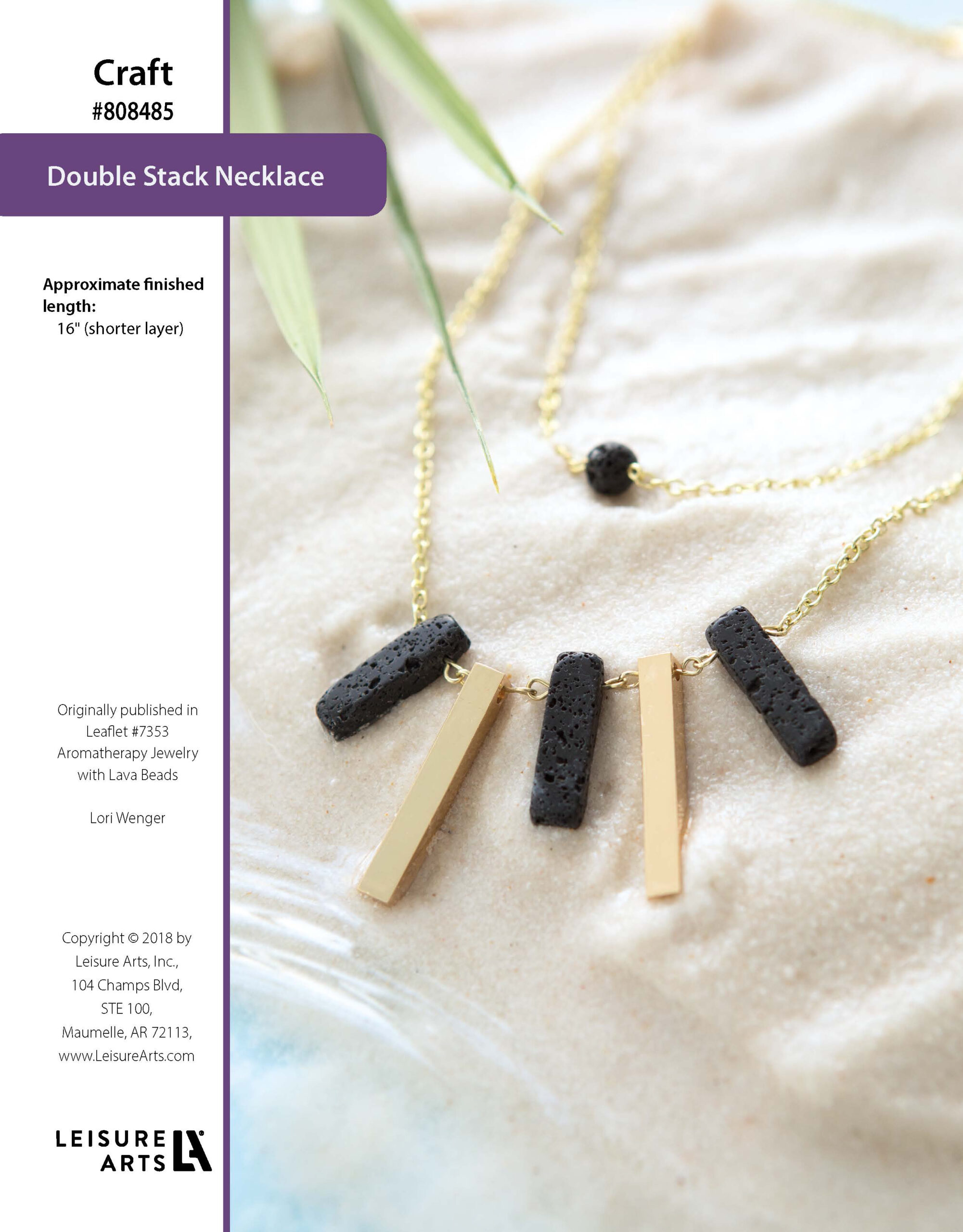 Leisure Arts ePattern Double Stack Necklace
