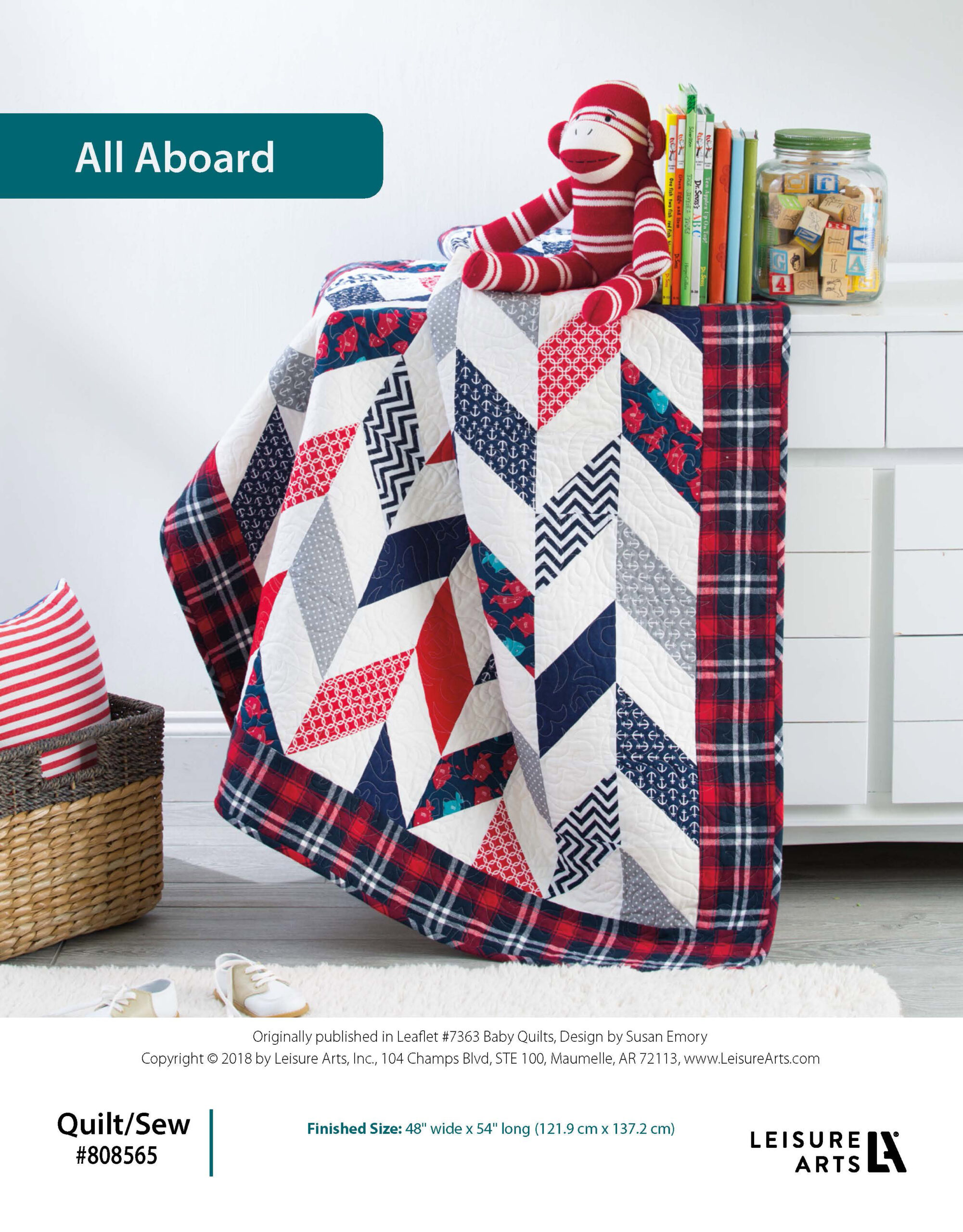 Leisure Arts Baby Quilts All Aboard ePattern
