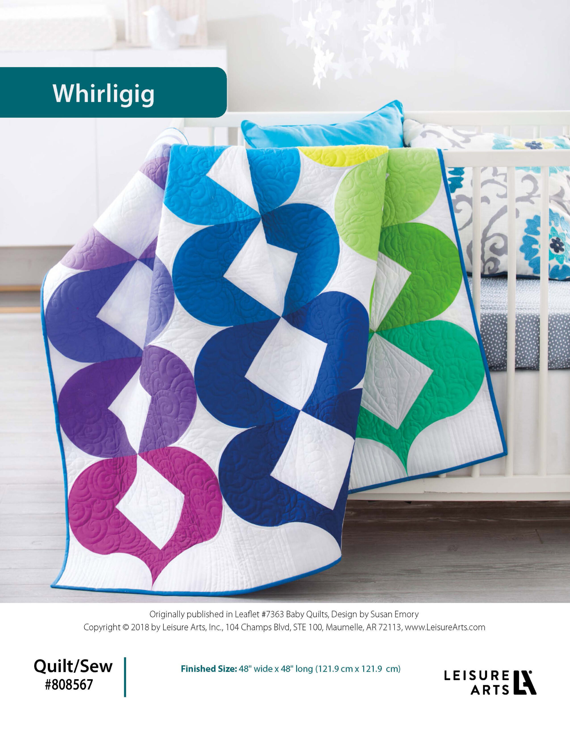 Leisure Arts Baby Quilts Whirligig ePattern