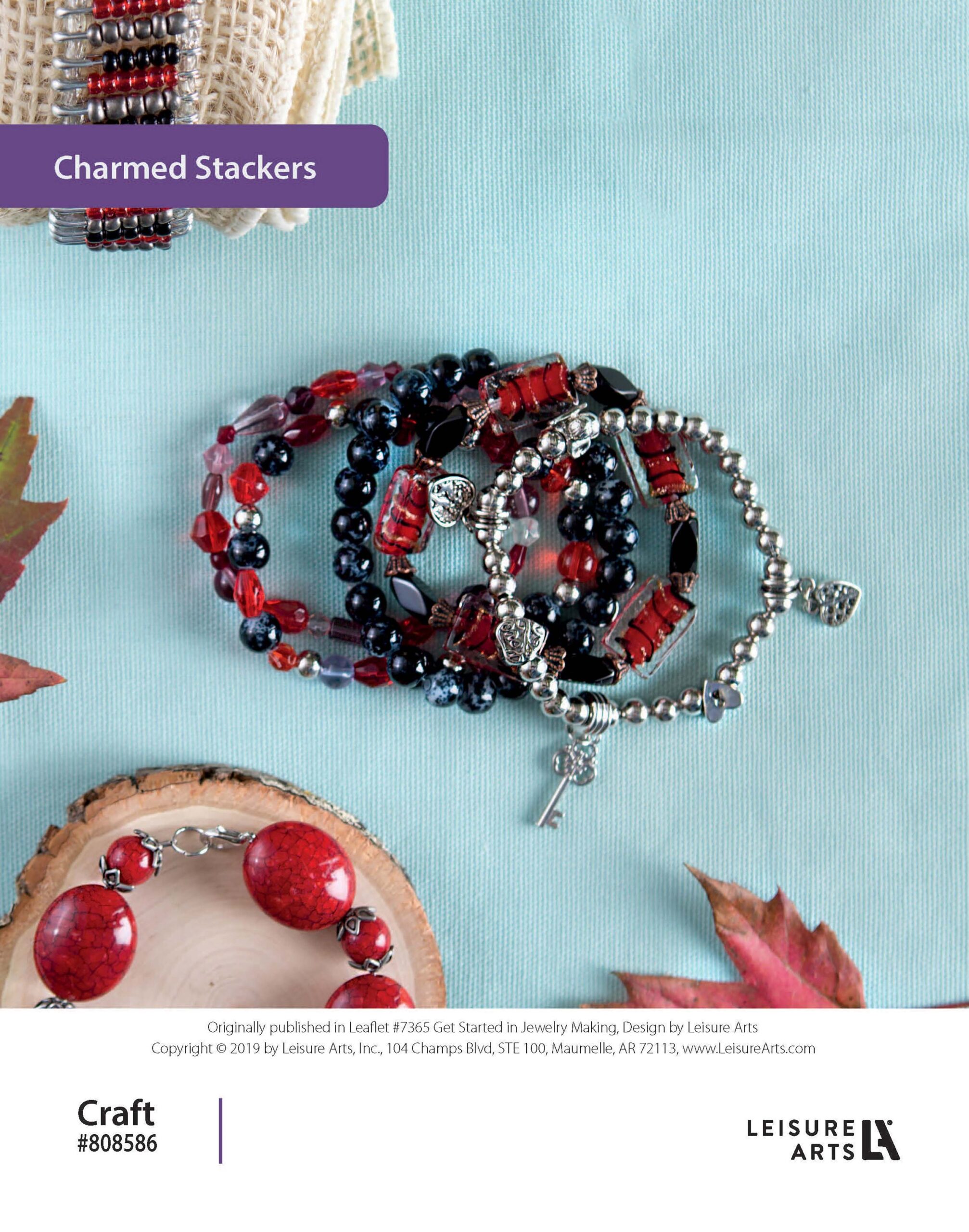 Leisure Arts Get Started In Jewelry Making Charmed Stackers ePattern