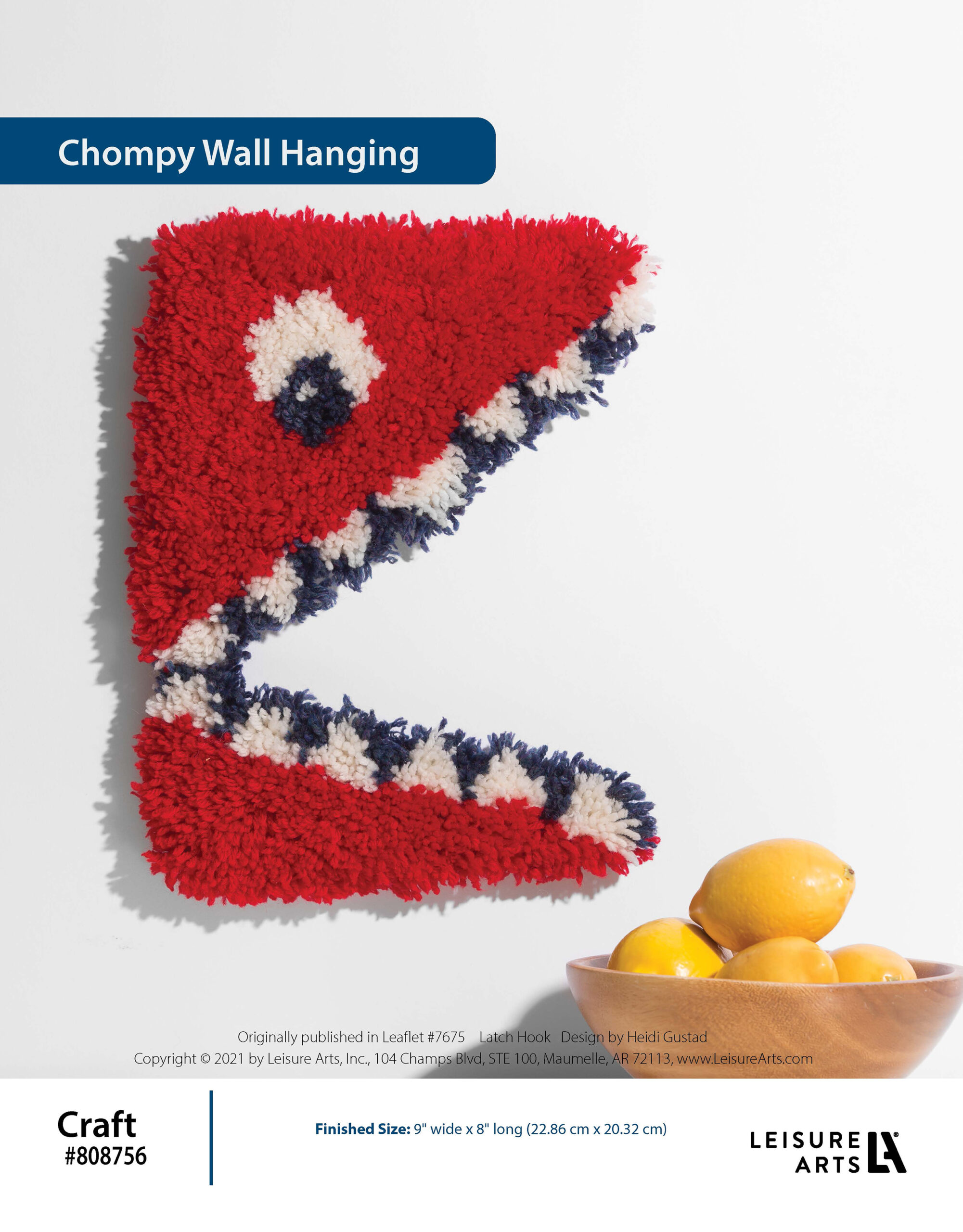 Leisure Arts ePattern Chompy A Hinged Wall Hanging