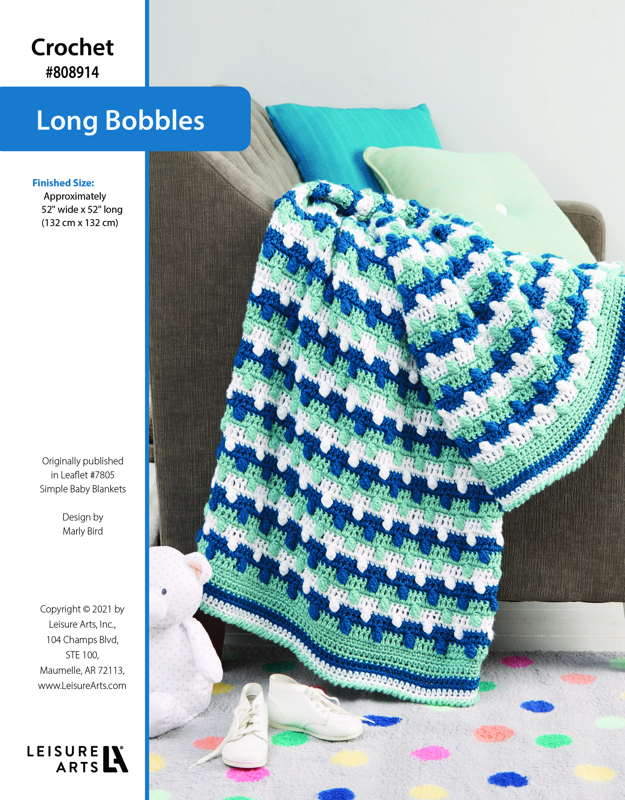 Leisure Arts ePattern Crochet Long Bobbles