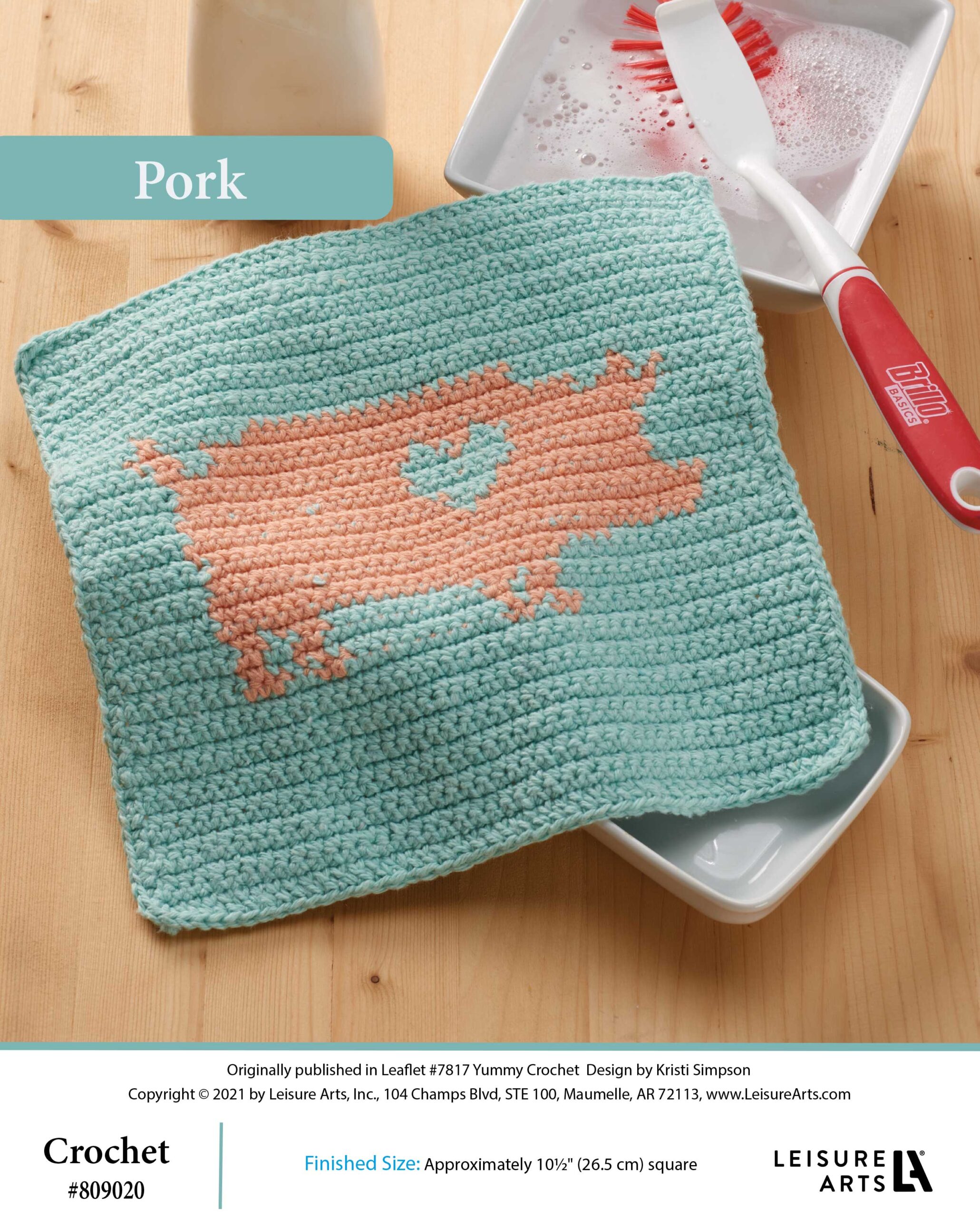 Leisure Arts Yummy Crochet Pork ePattern