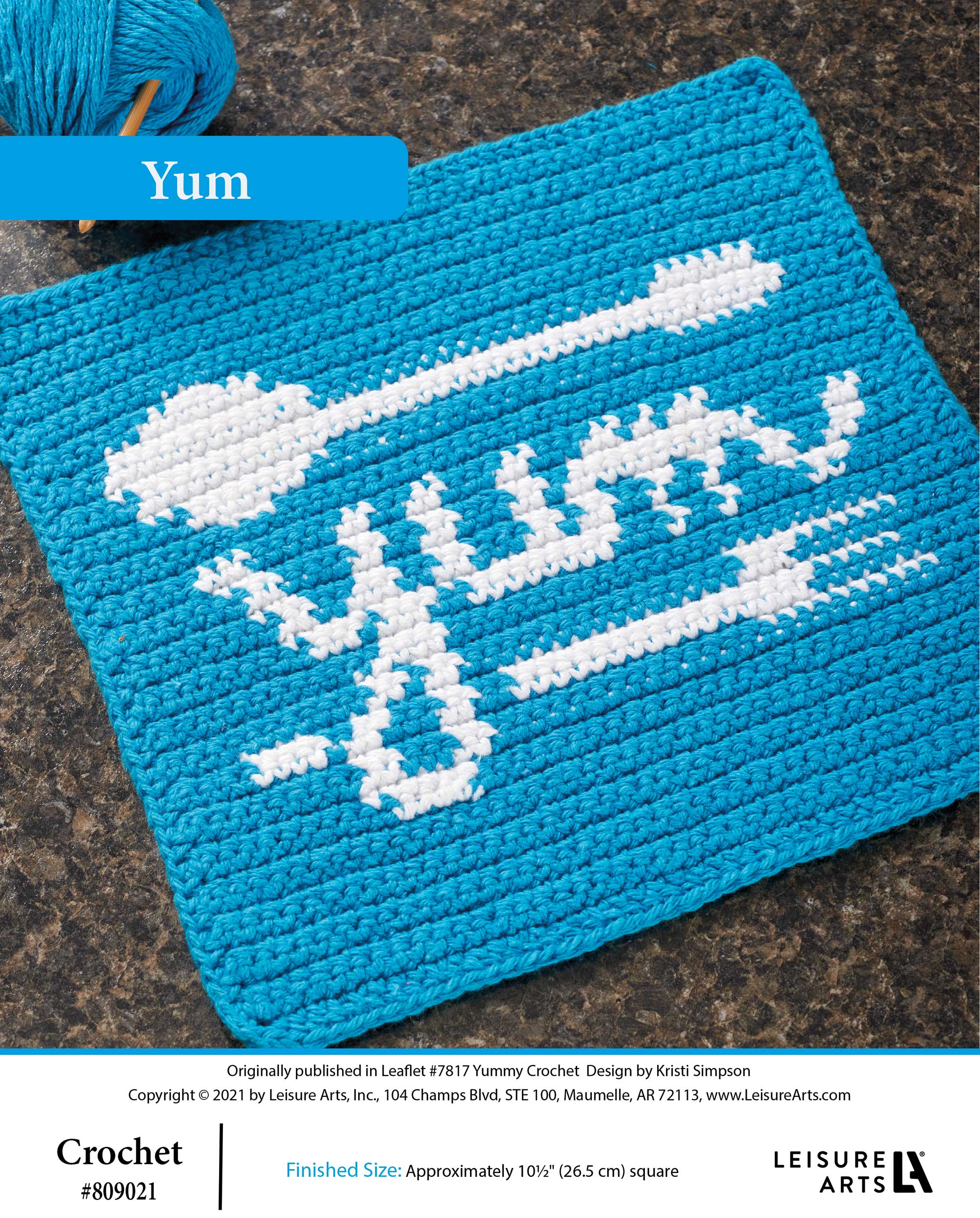 Leisure Arts Yummy Crochet Yum ePattern