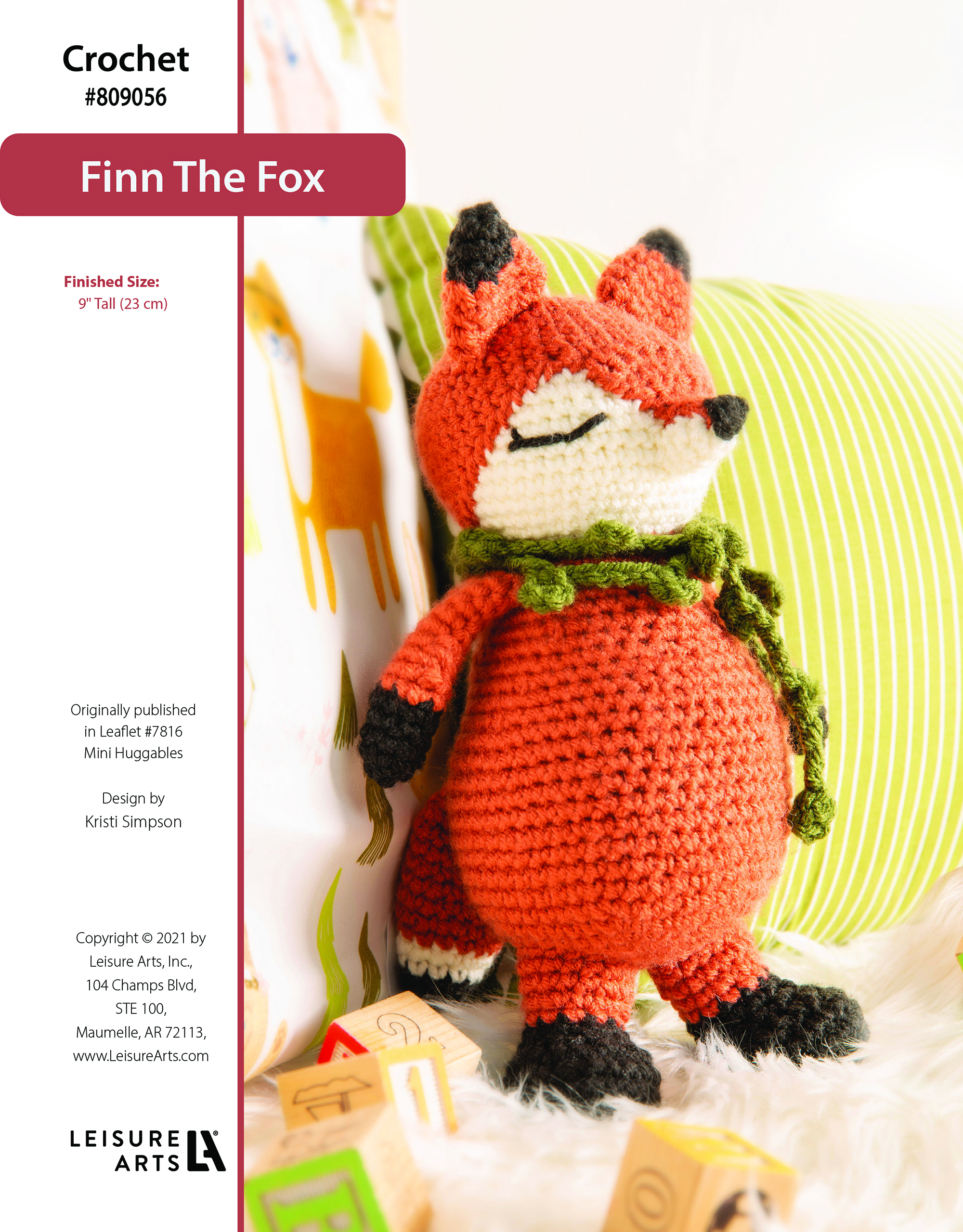 Leisure Arts ePattern Crochet Finn the Fox