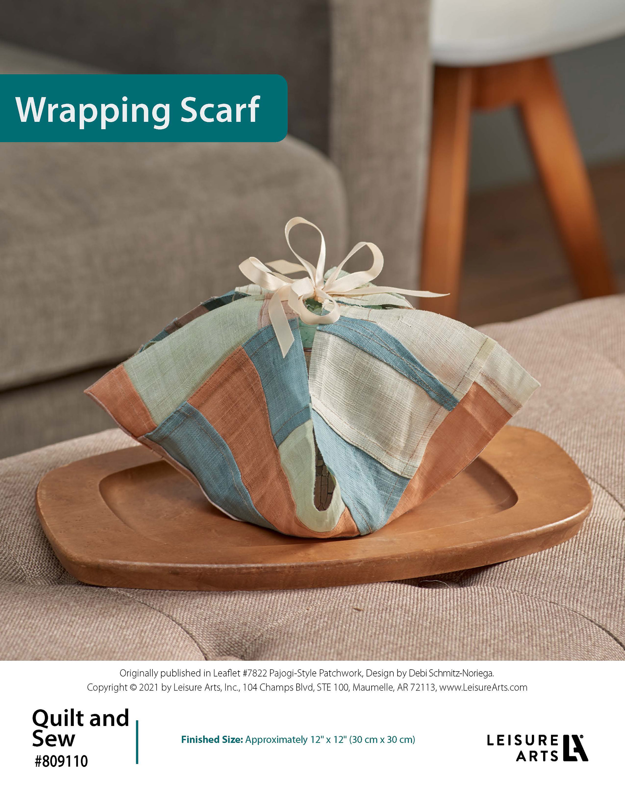 Leisure Arts Quilt And Sew PajogiStyle Patchwork Wrapping Scarf ePattern