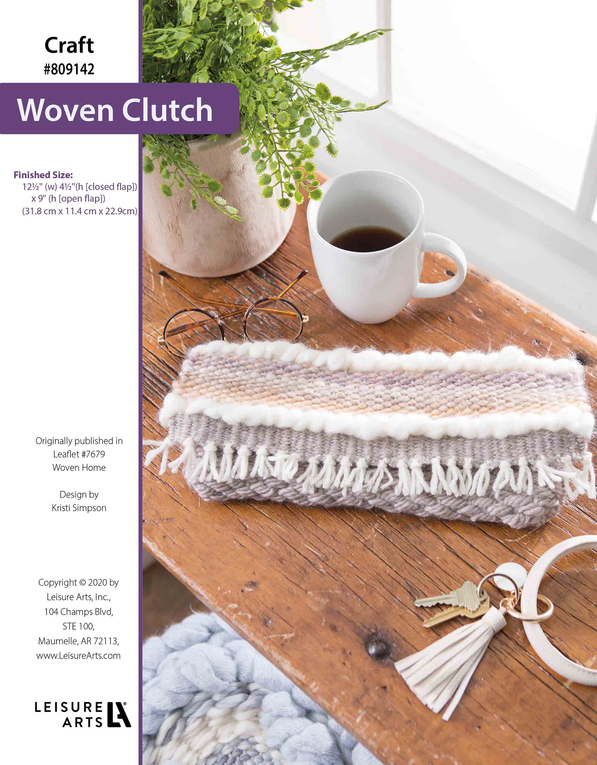Leisure Arts Woven Clutch ePattern