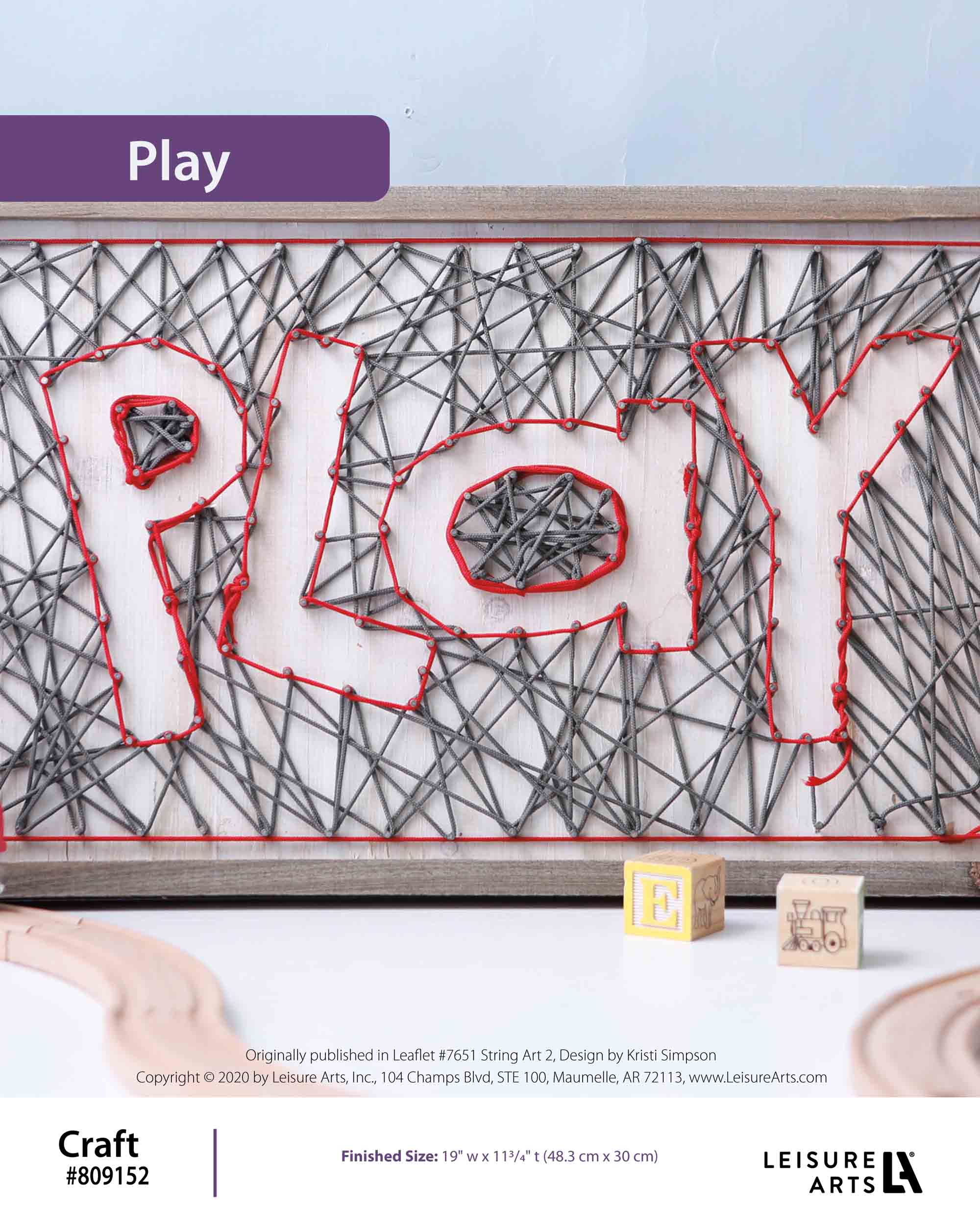 Leisure Arts String Art 2 Play ePattern