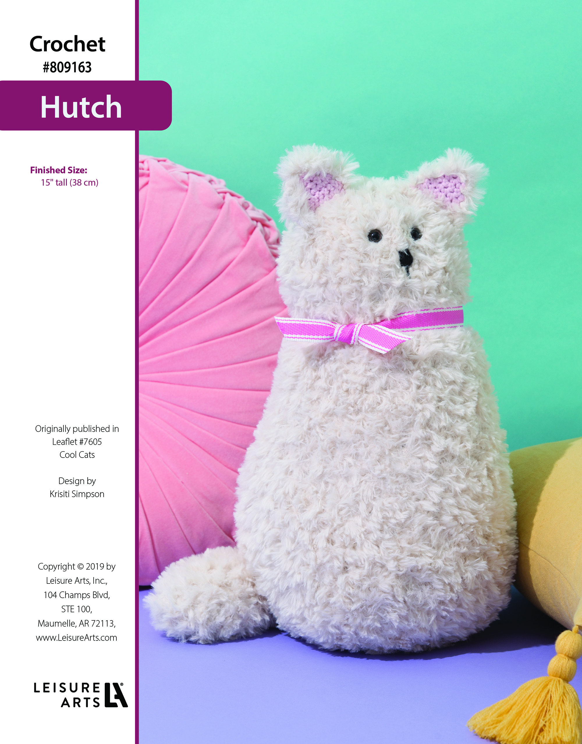 Leisure Arts ePattern Crochet Hutch the Cat