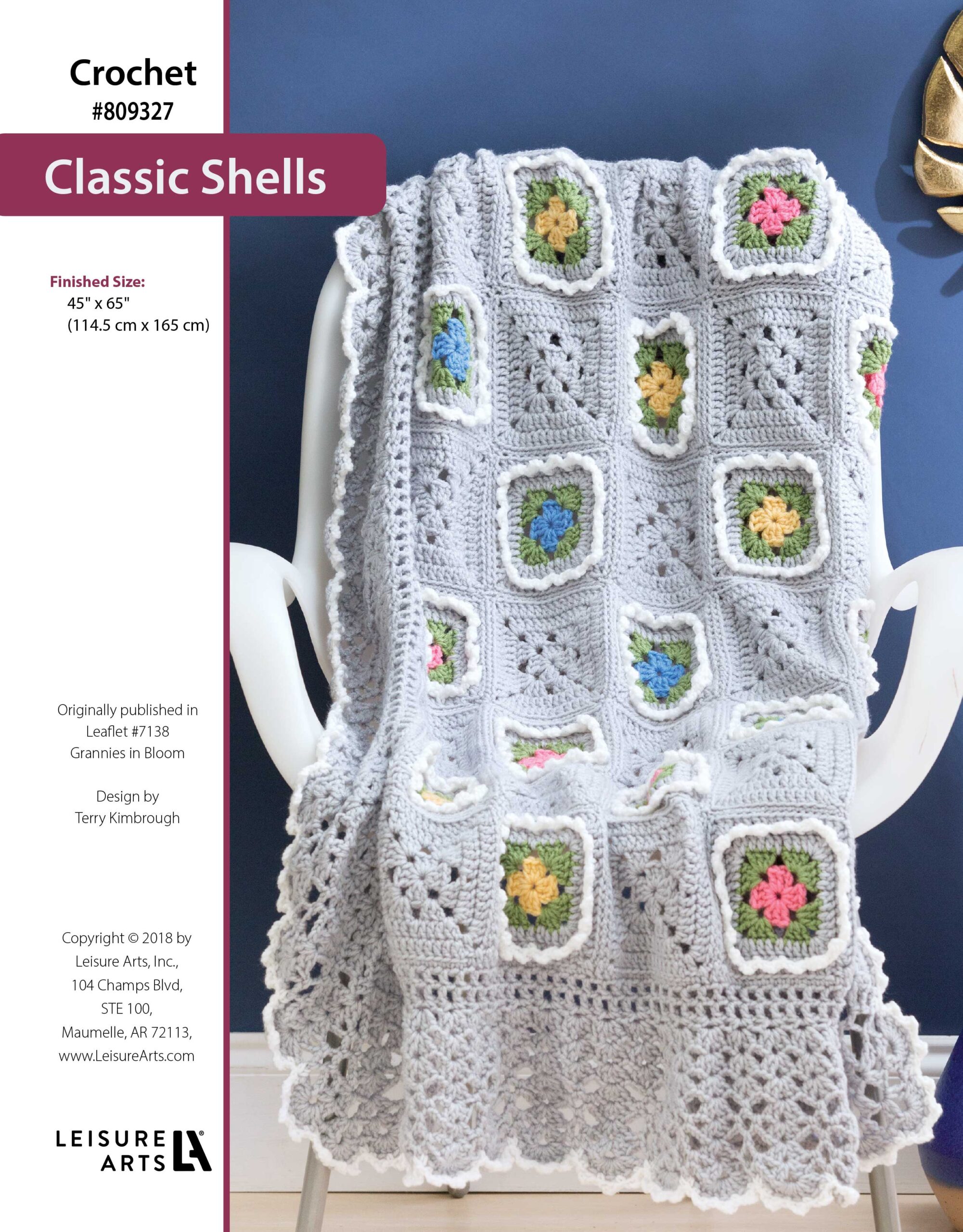 Leisure Arts Grannies in Bloom Classic Shells Crochet ePattern