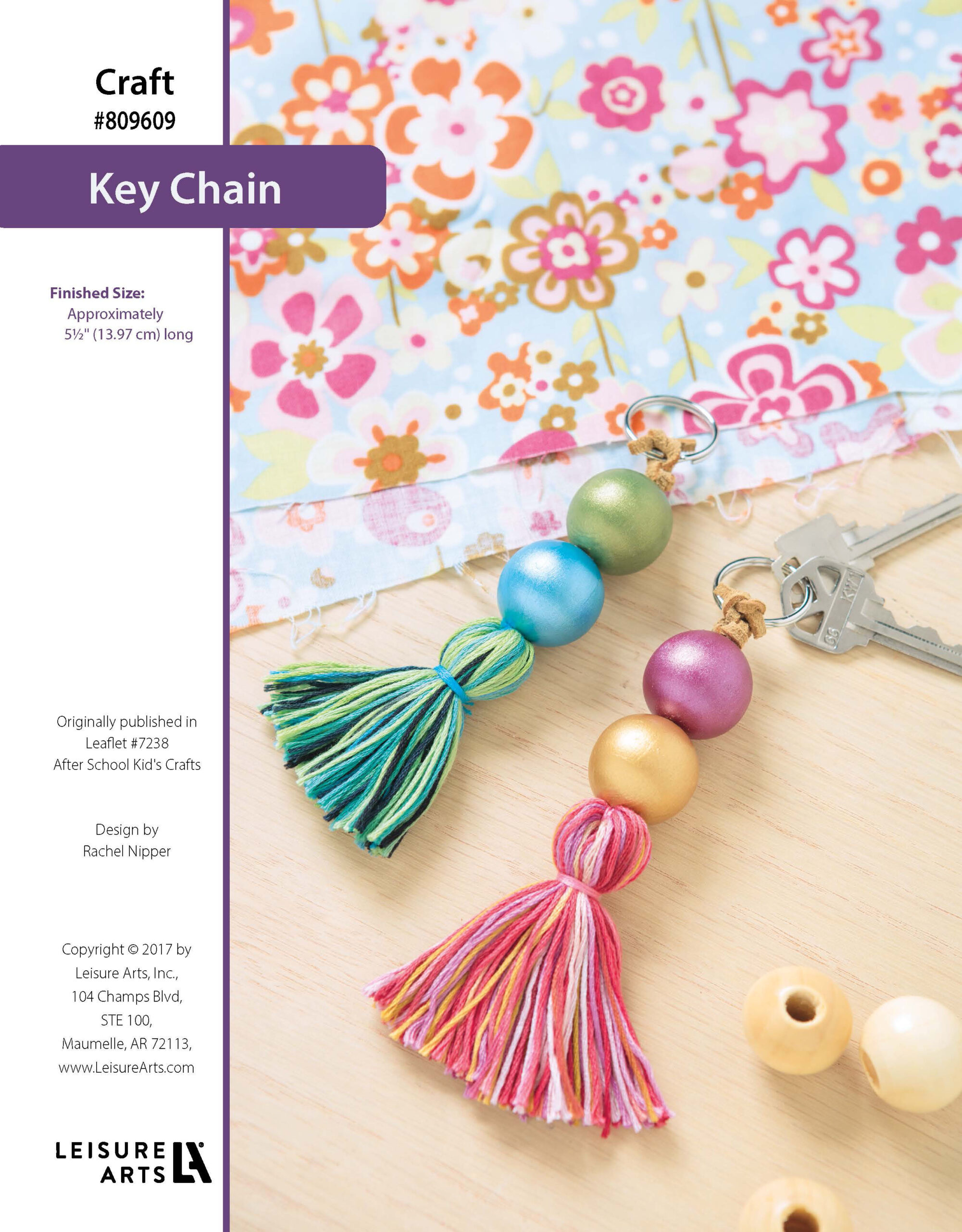 Leisure Arts AfterSchool Kids Crafts Key Chain ePattern