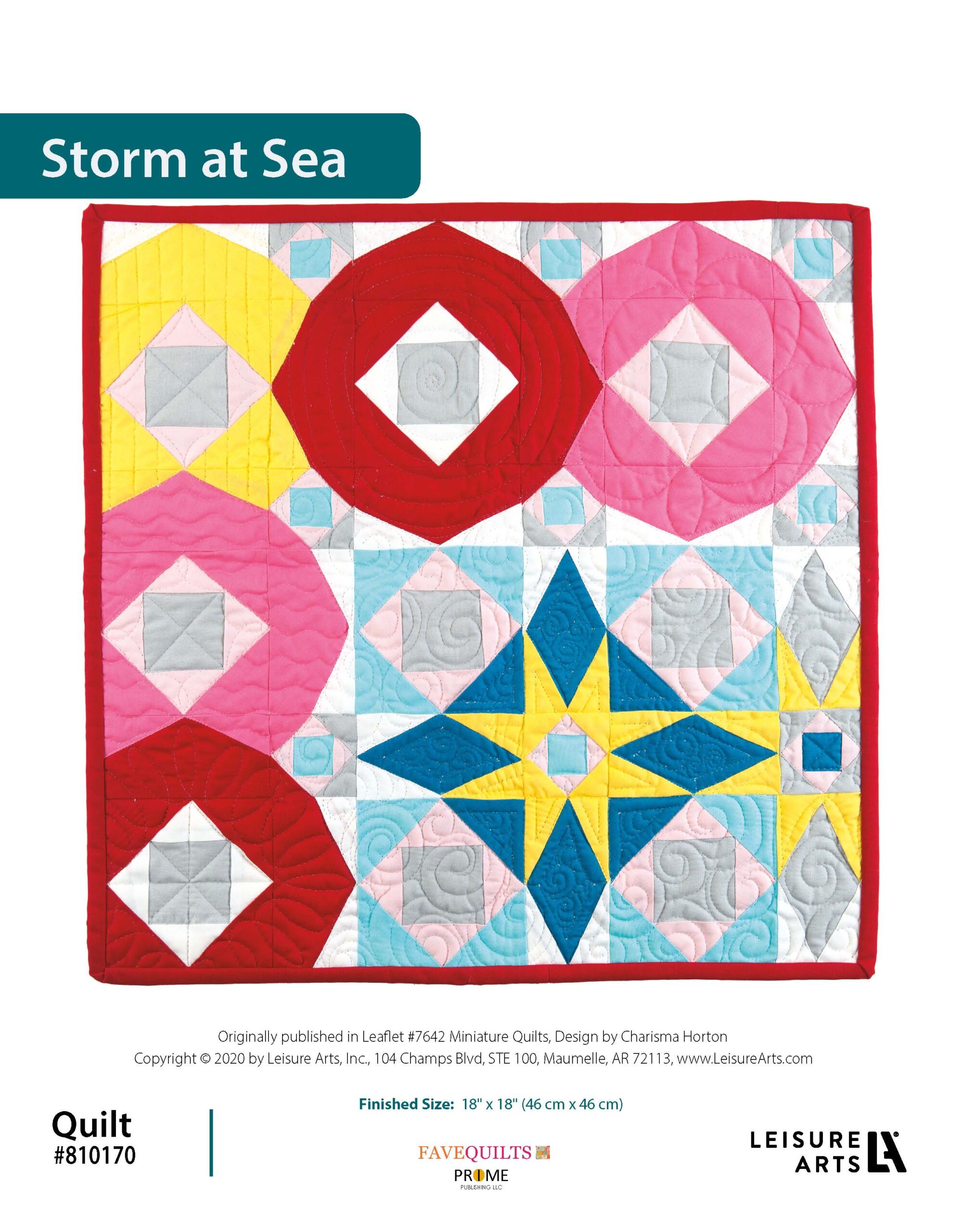 Leisure Arts Miniature Quilts Storm At Sea ePattern
