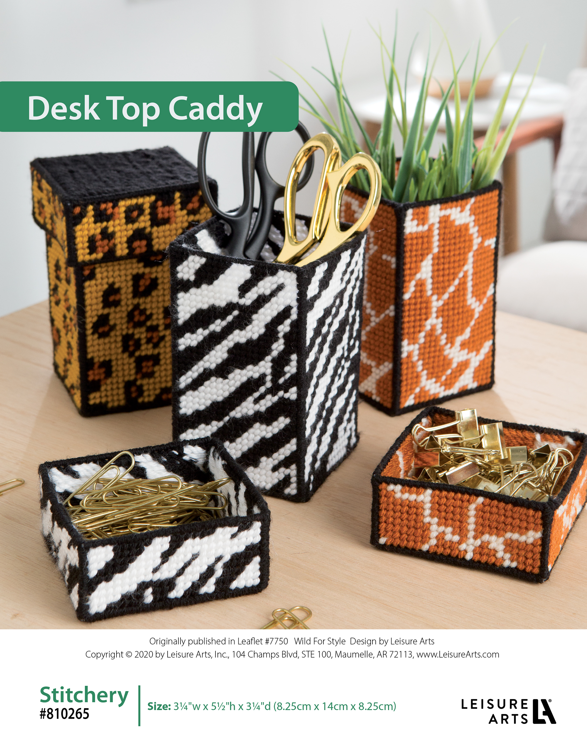 Leisure Arts ePattern Desk Top Caddy