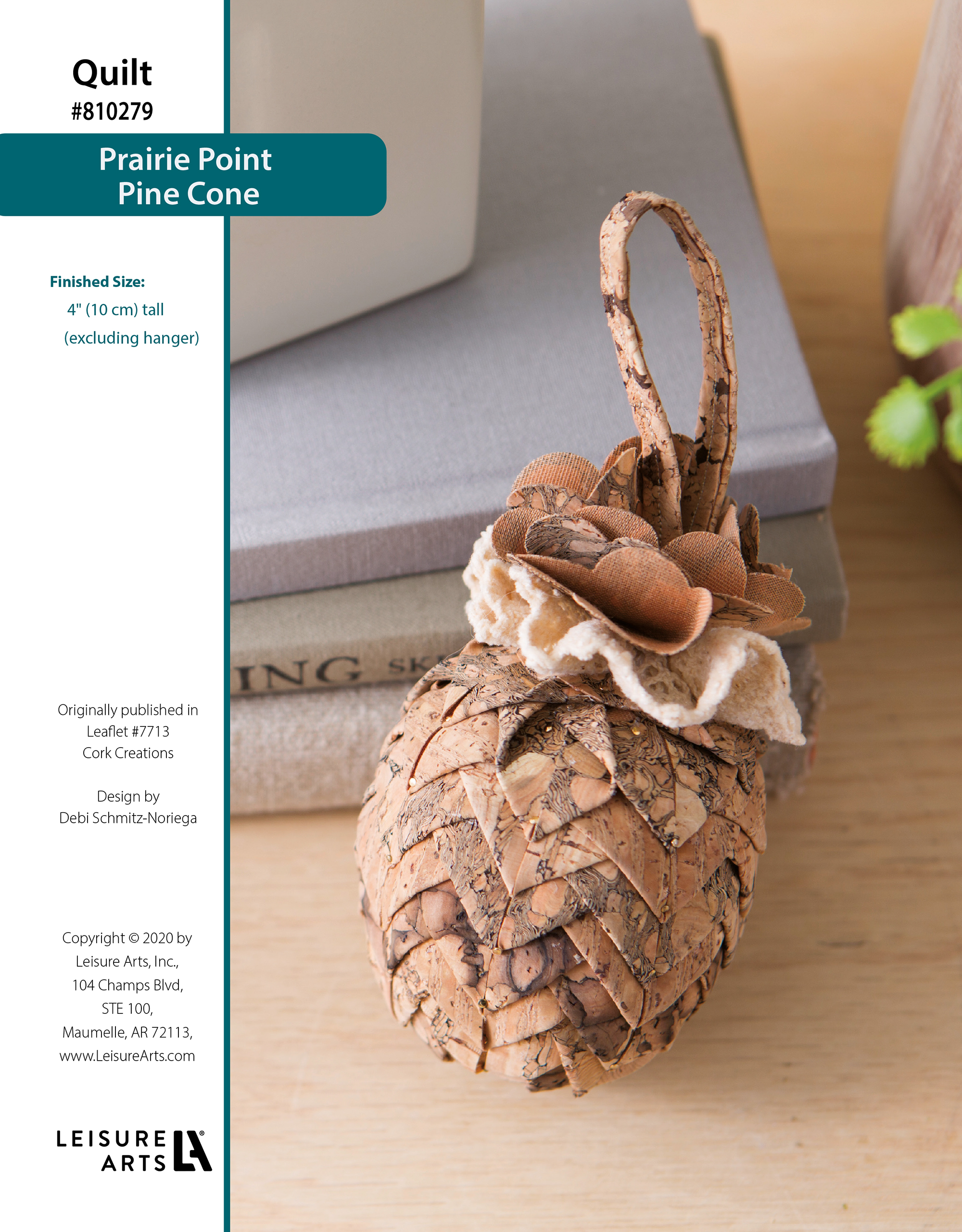 Leisure Arts ePattern Prairie Point Pine Cone