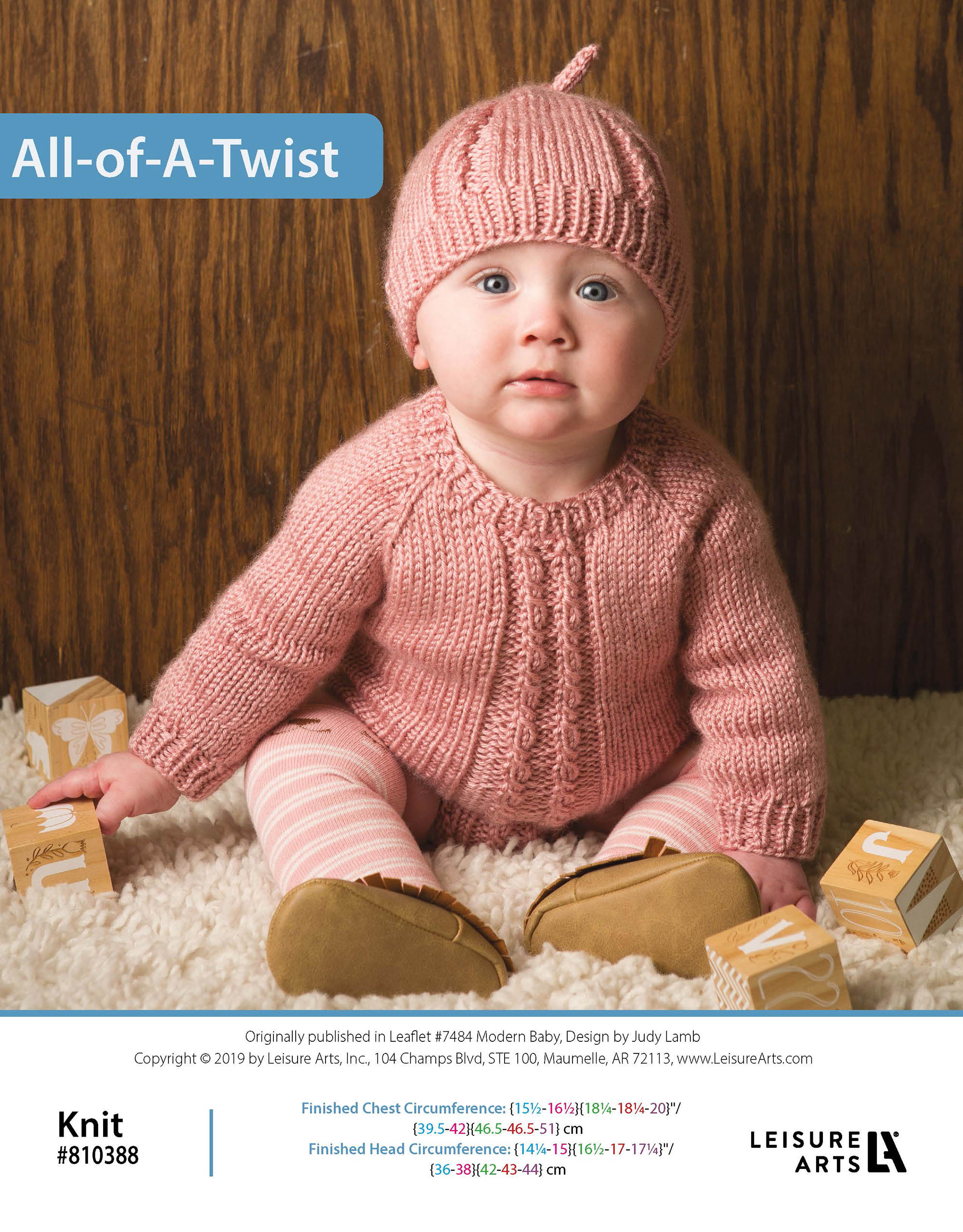 Leisure Arts Modern Baby AllOfATwist Knit ePattern