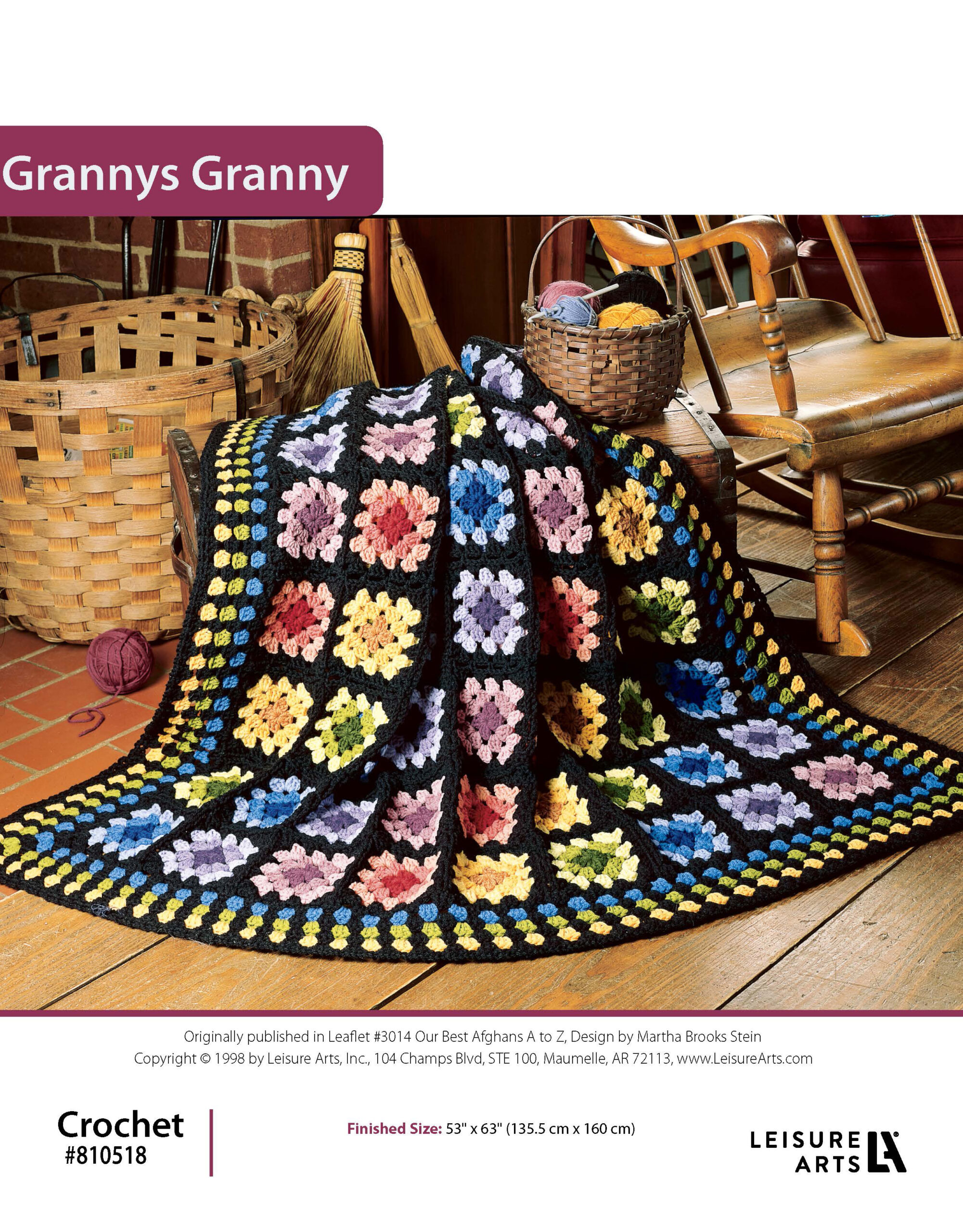 Leisure Arts Our Best Afghans A To Z Grannys Granny Crochet ePattern