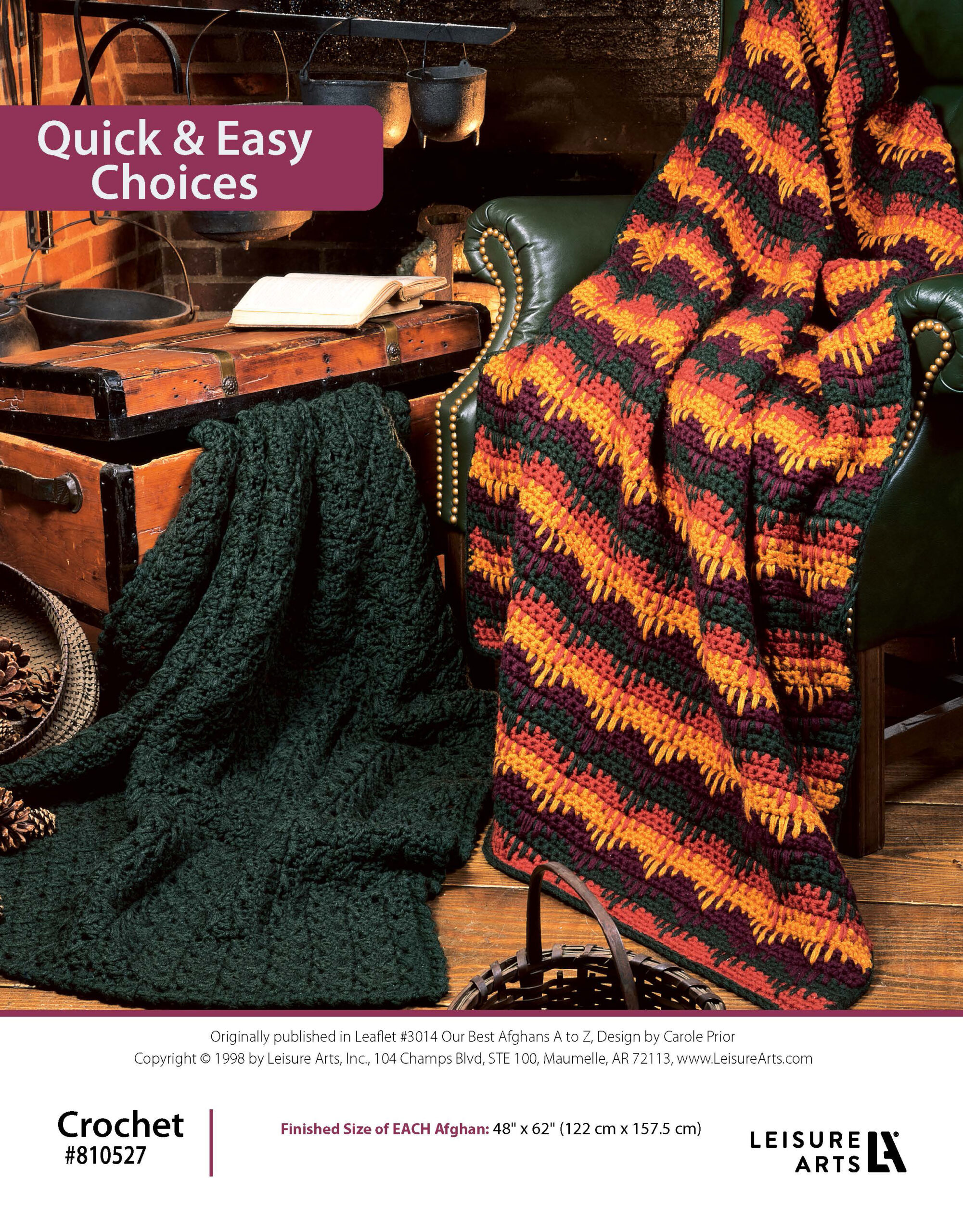 Leisure Arts Our Best Afghans A To Z Quick Easy Choices Crochet ePattern