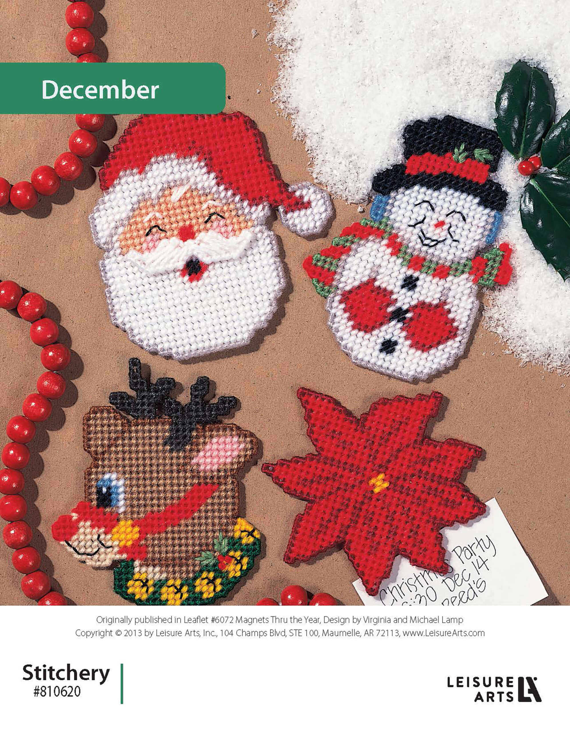 Leisure Arts ePattern Magnets Thru The Year December