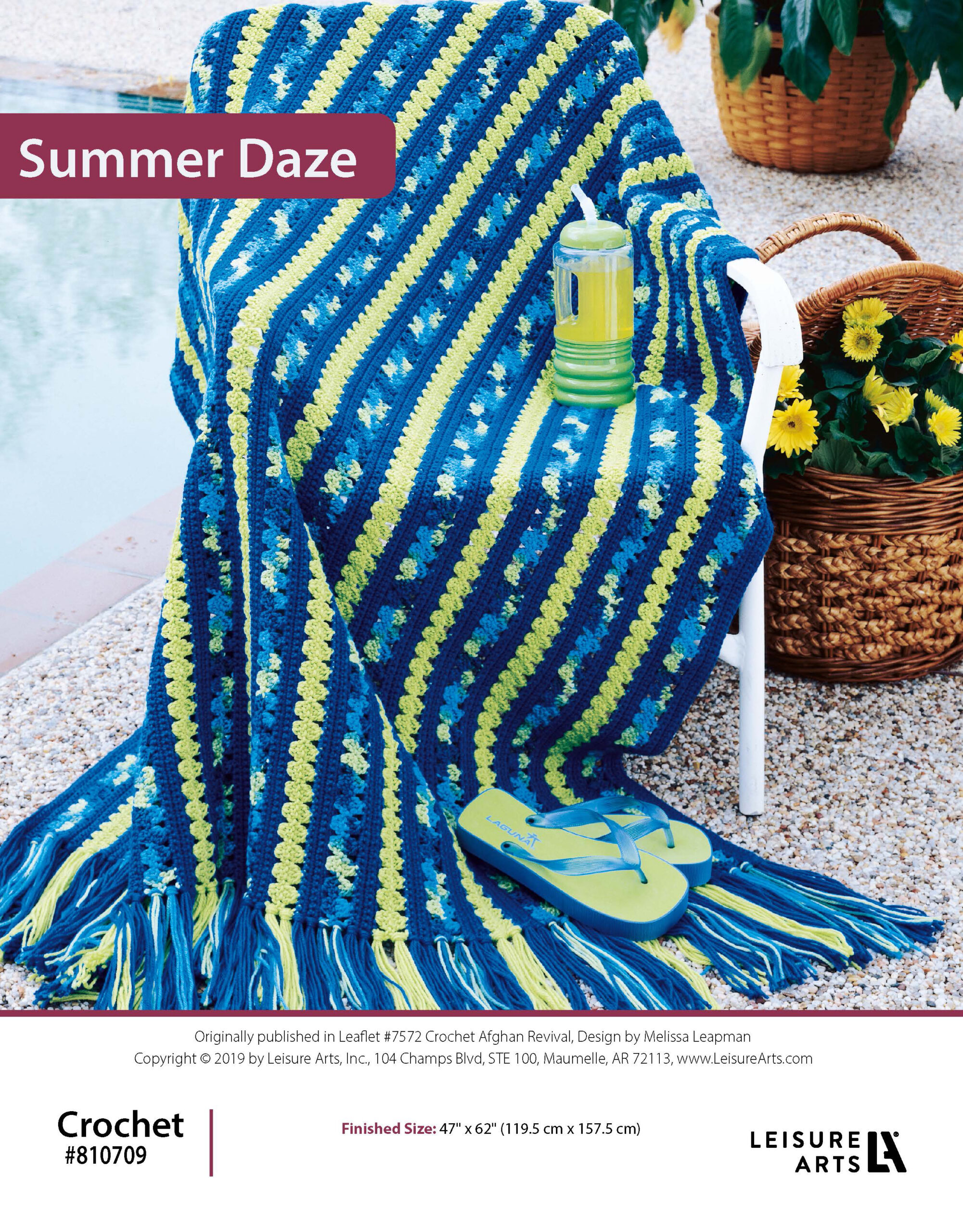 Leisure Arts Crochet Afghan Revival Summer Daze ePattern