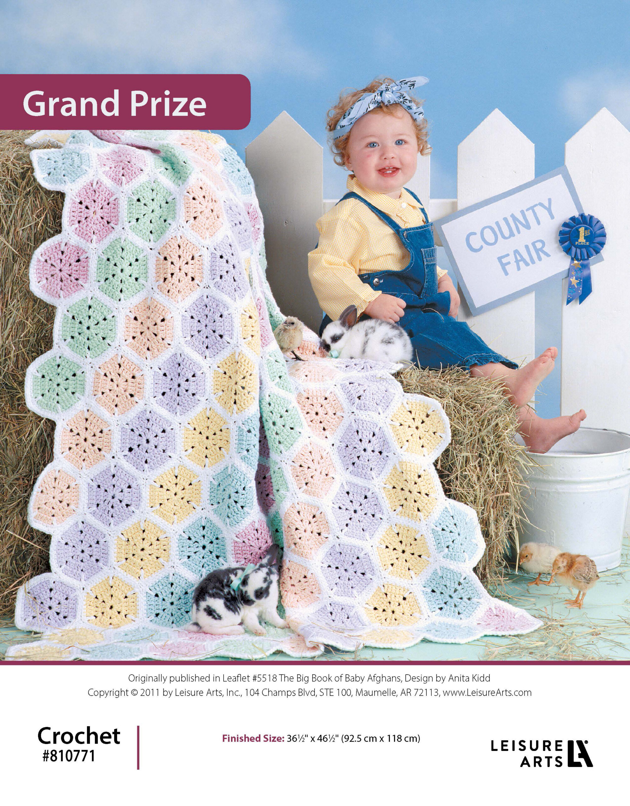 Leisure Arts The Big Book of Baby Afghans Grand Prize ePattern