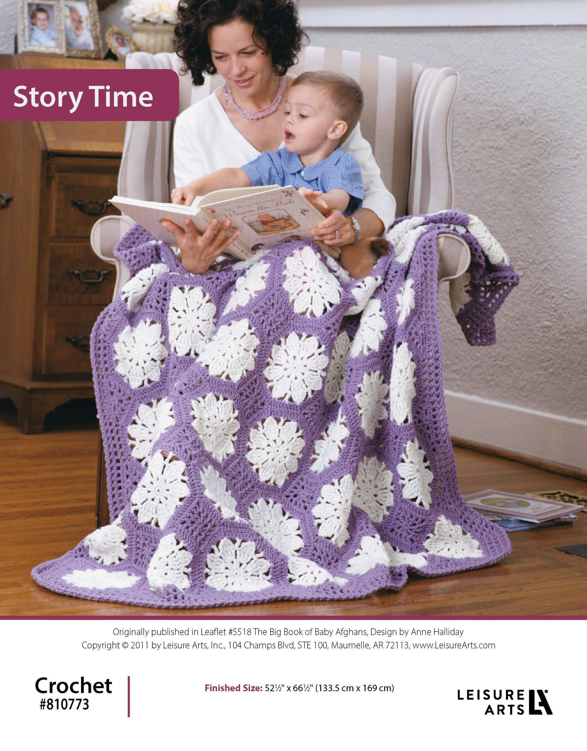 Leisure Arts The Big Book of Baby Afghans Story Time ePattern