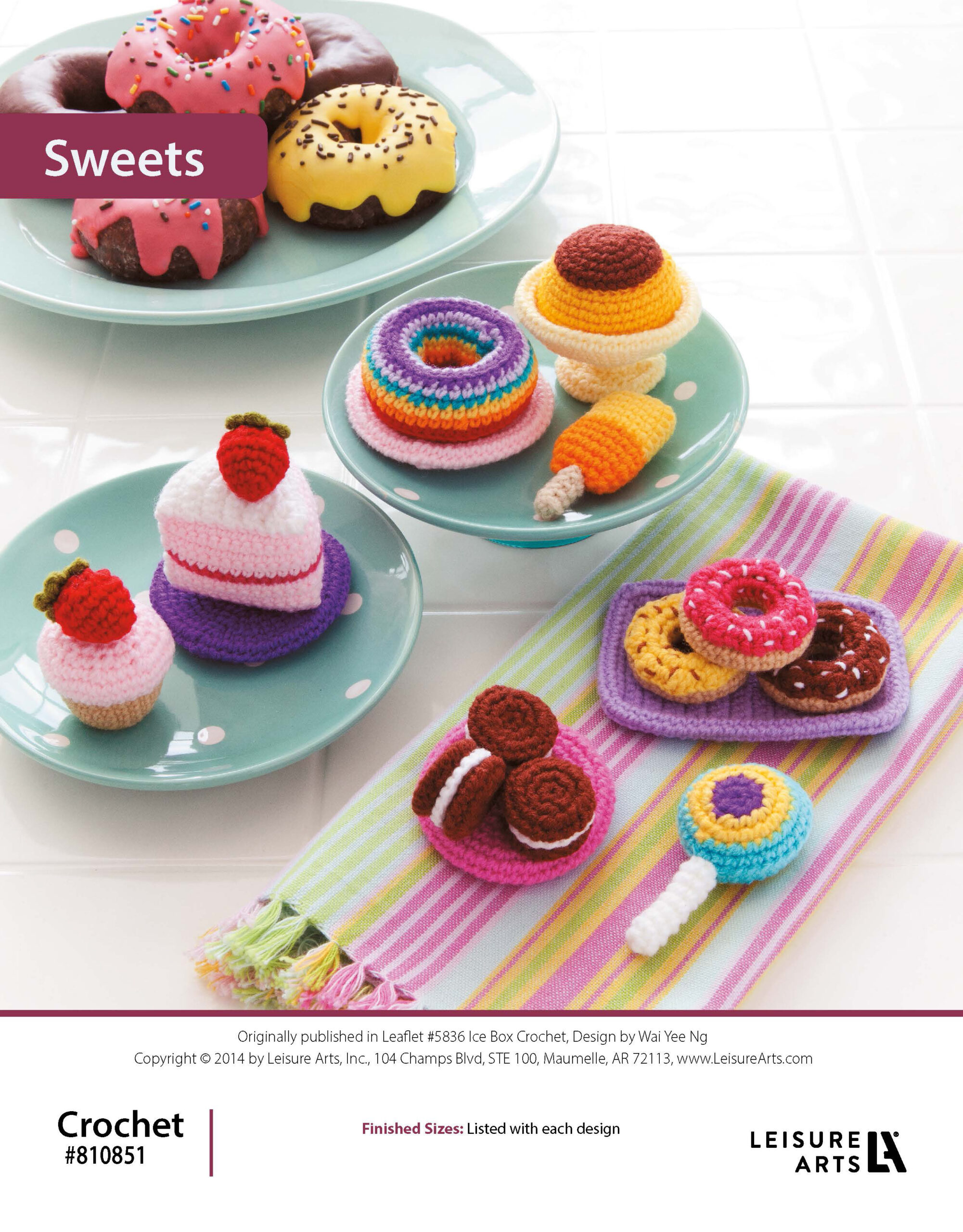Leisure Arts Ice Box Crochet Sweets ePattern
