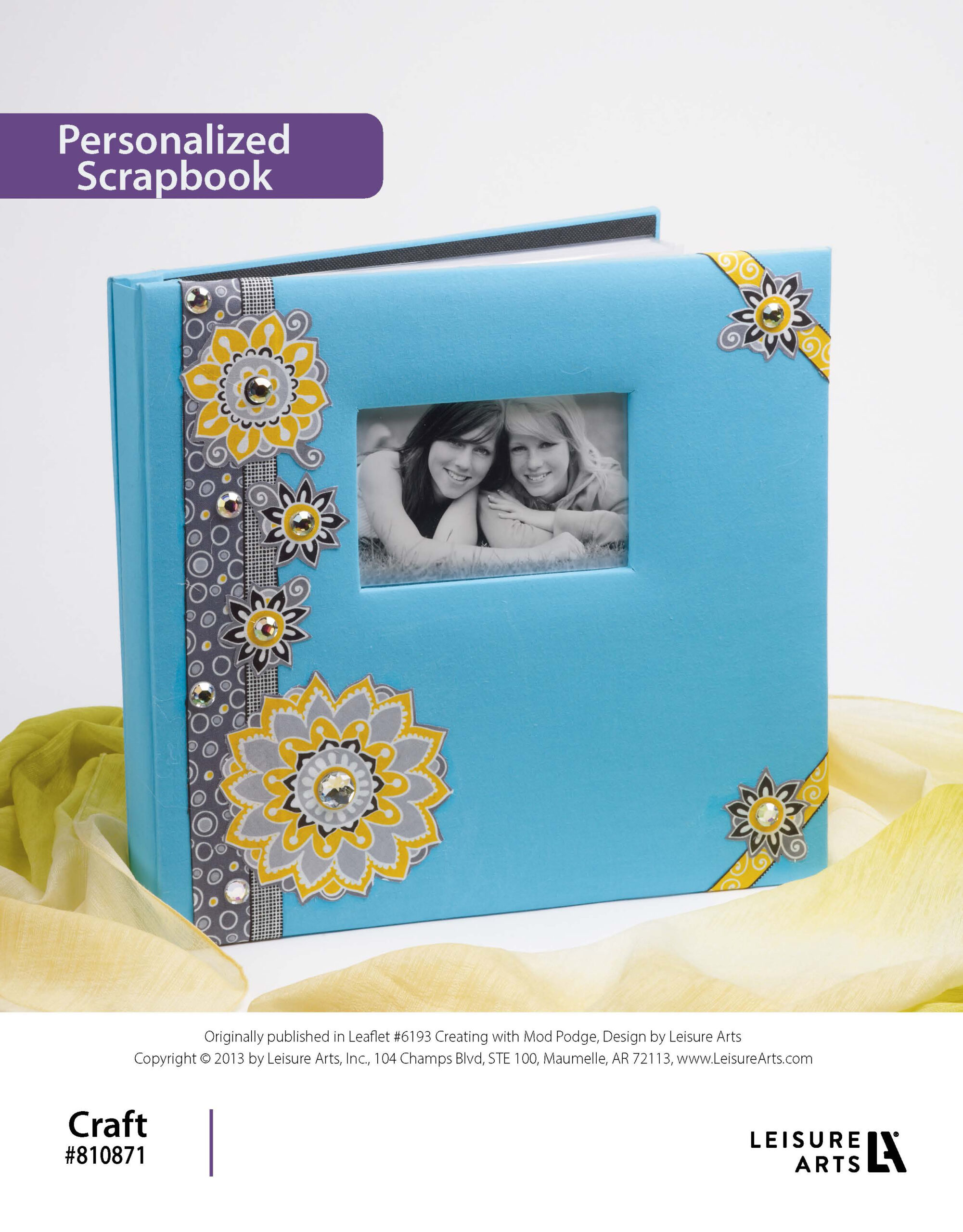 Leisure Arts Creating With Mod Podge Personalized Scrapbook ePattern