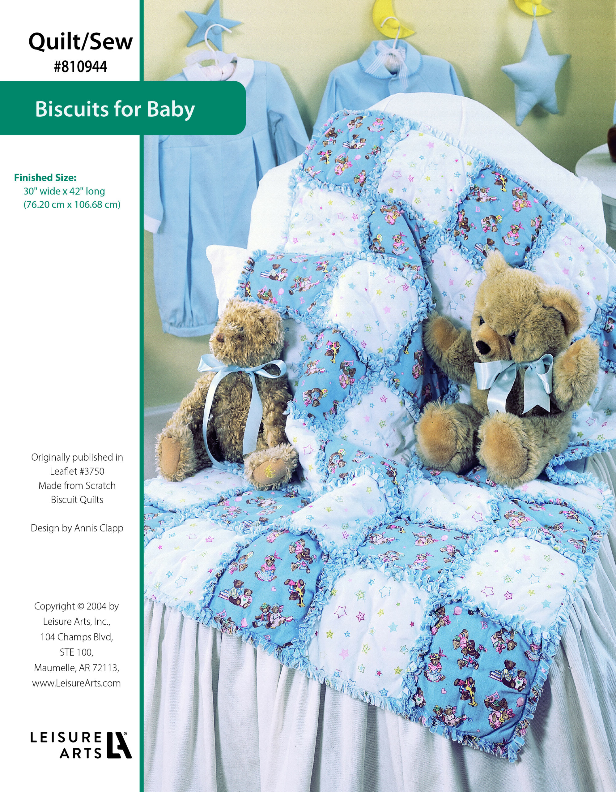 Leisure Arts Made From Scratch Biscuit Quilts For Baby ePattern