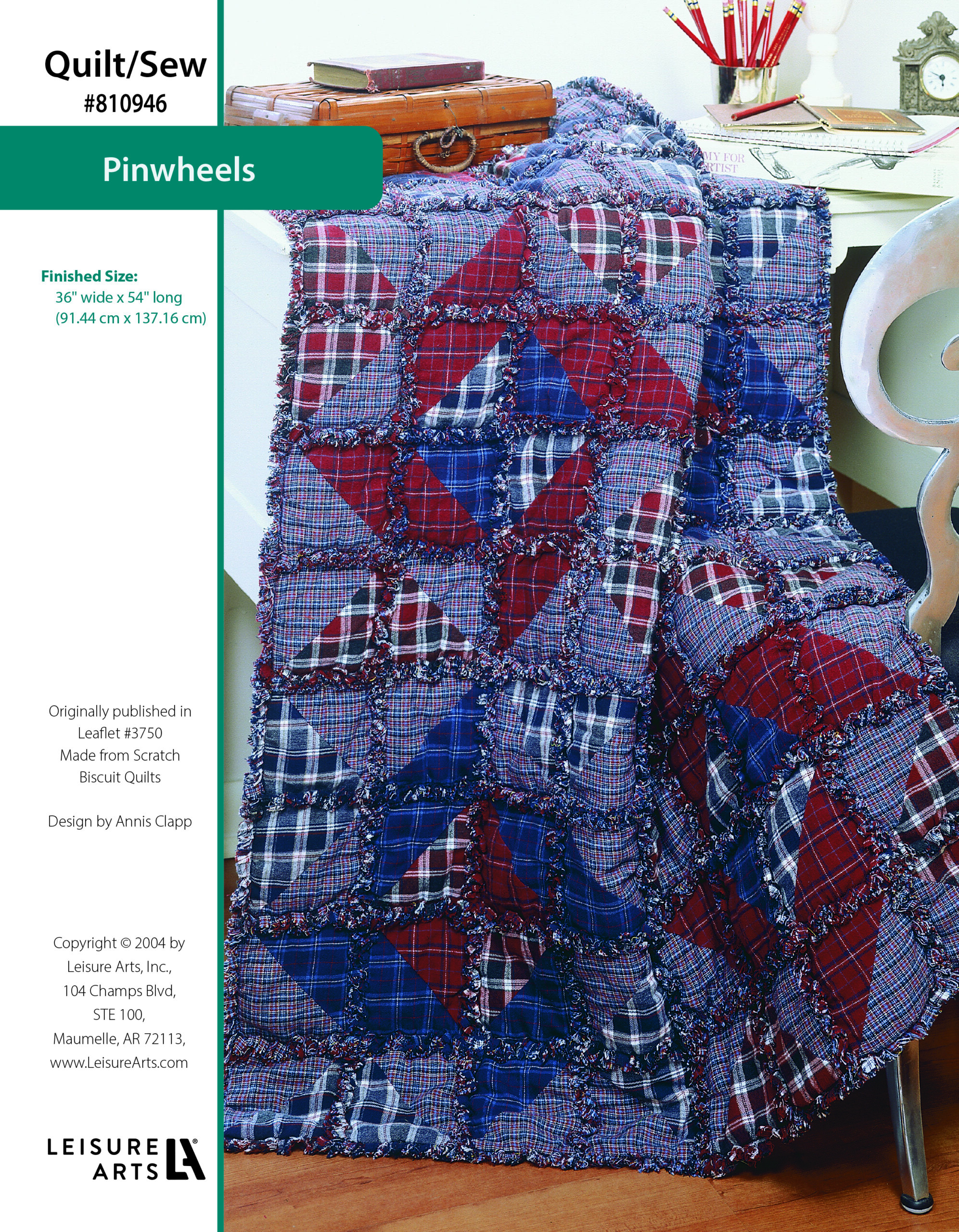 Leisure Arts Made From Scratch Biscuit Quilts Pinwheels ePattern