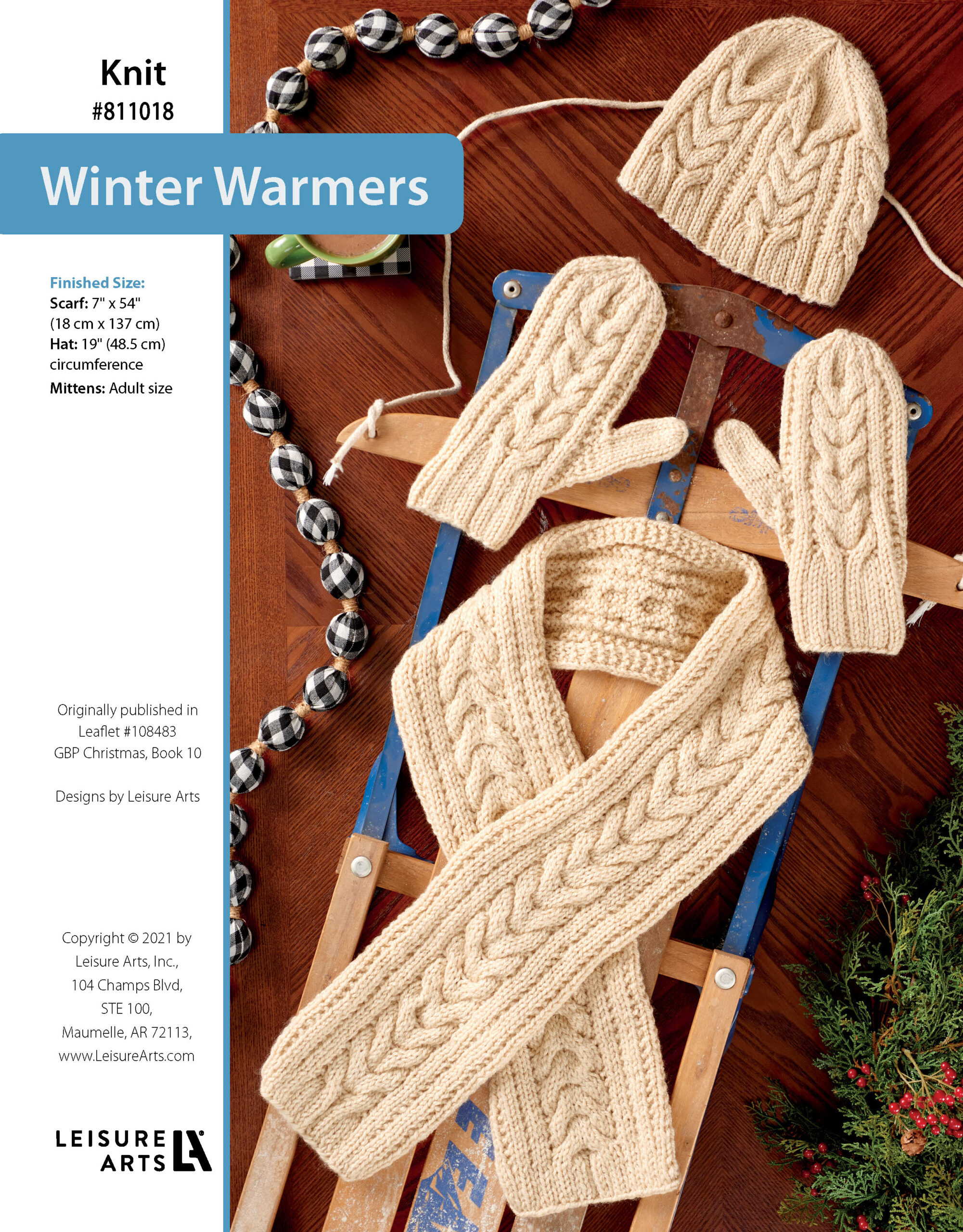 Leisure Arts ePattern Gooseberry Patch Christmas Winter Warmers